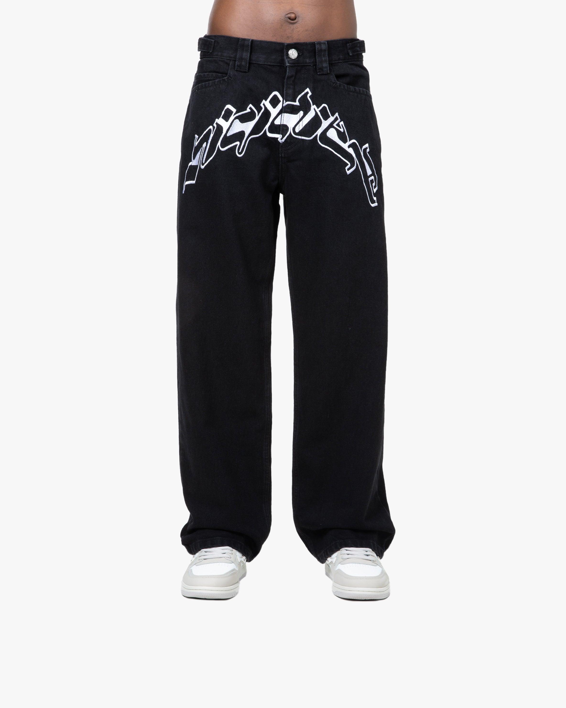 OUTLINED MIRAGE DENIM BLACK / WHITE