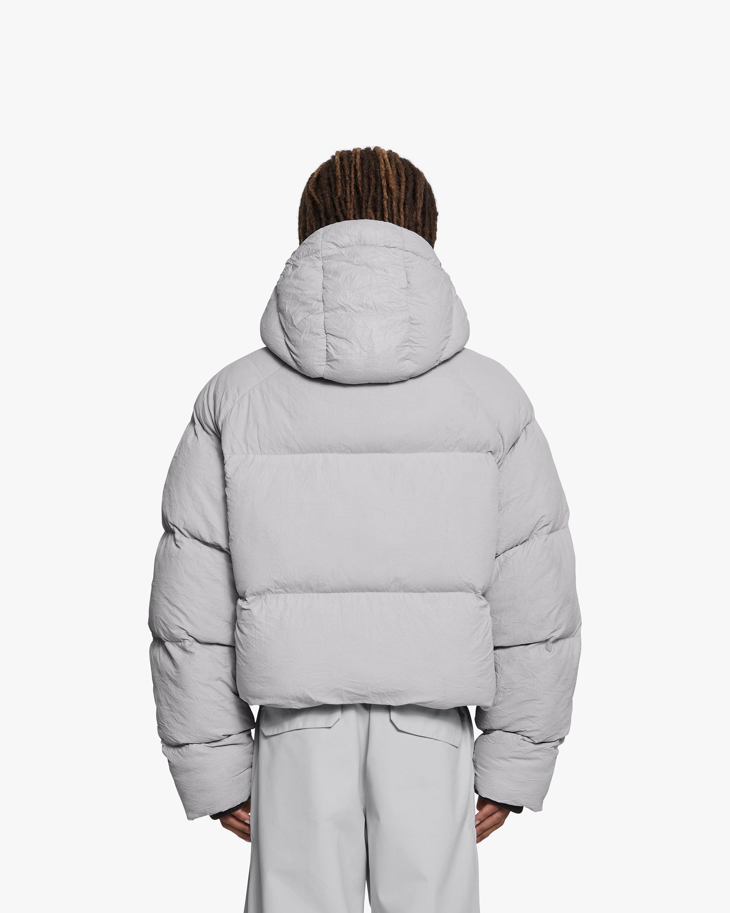 PUFFER JACKET LIGHT GREY