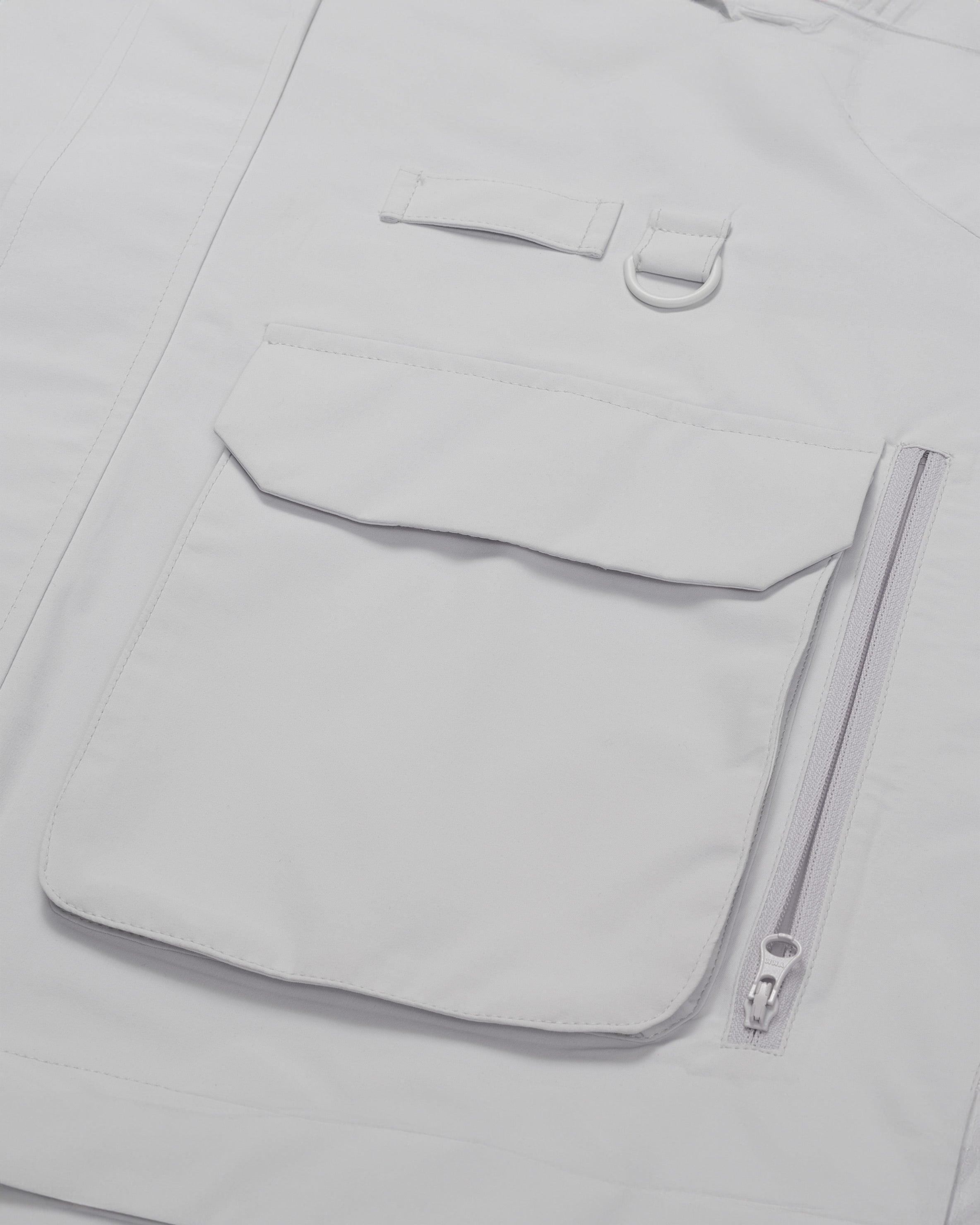 WINDBREAKER LIGHT GREY