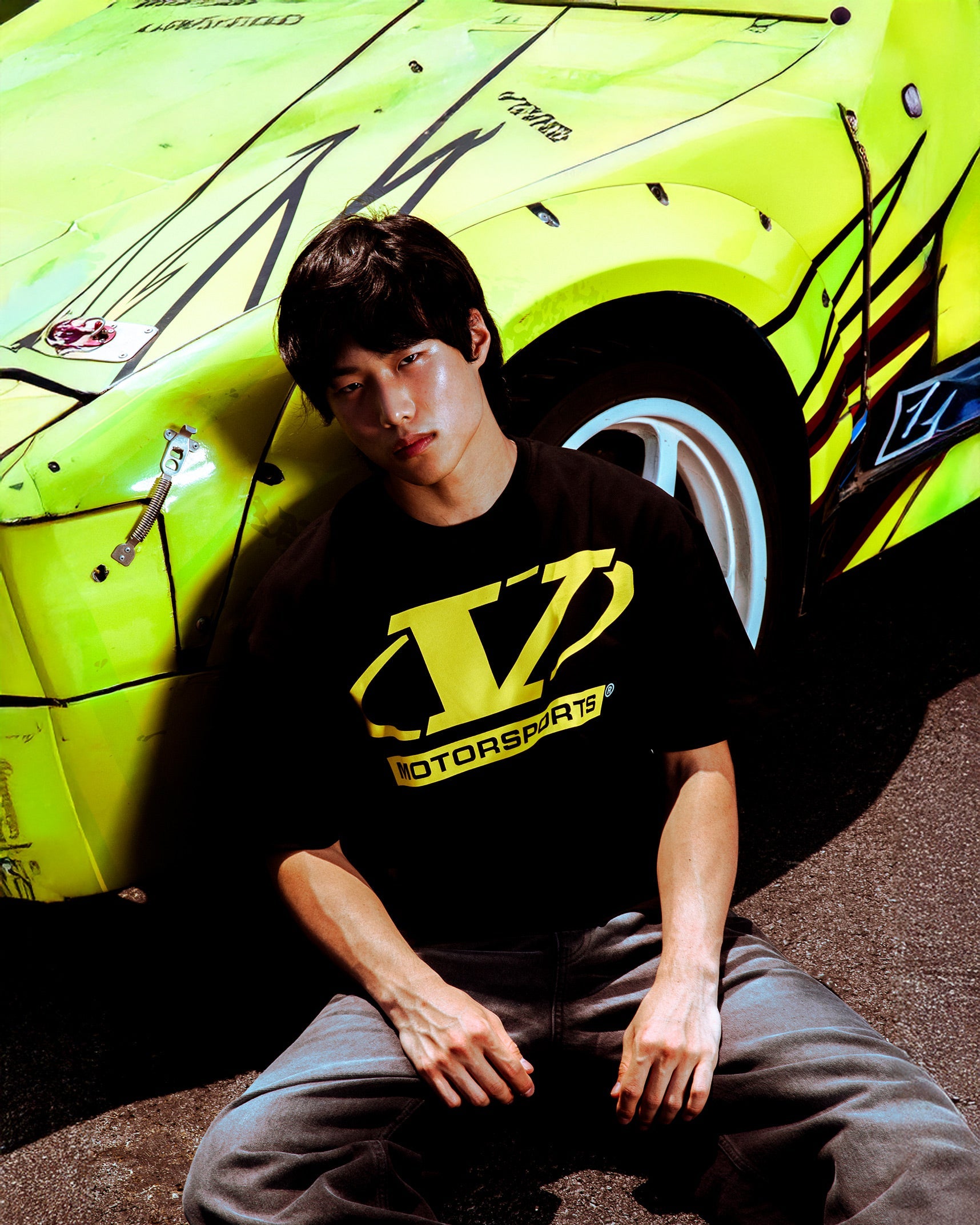 MOTORSPORTS TEE BLACK