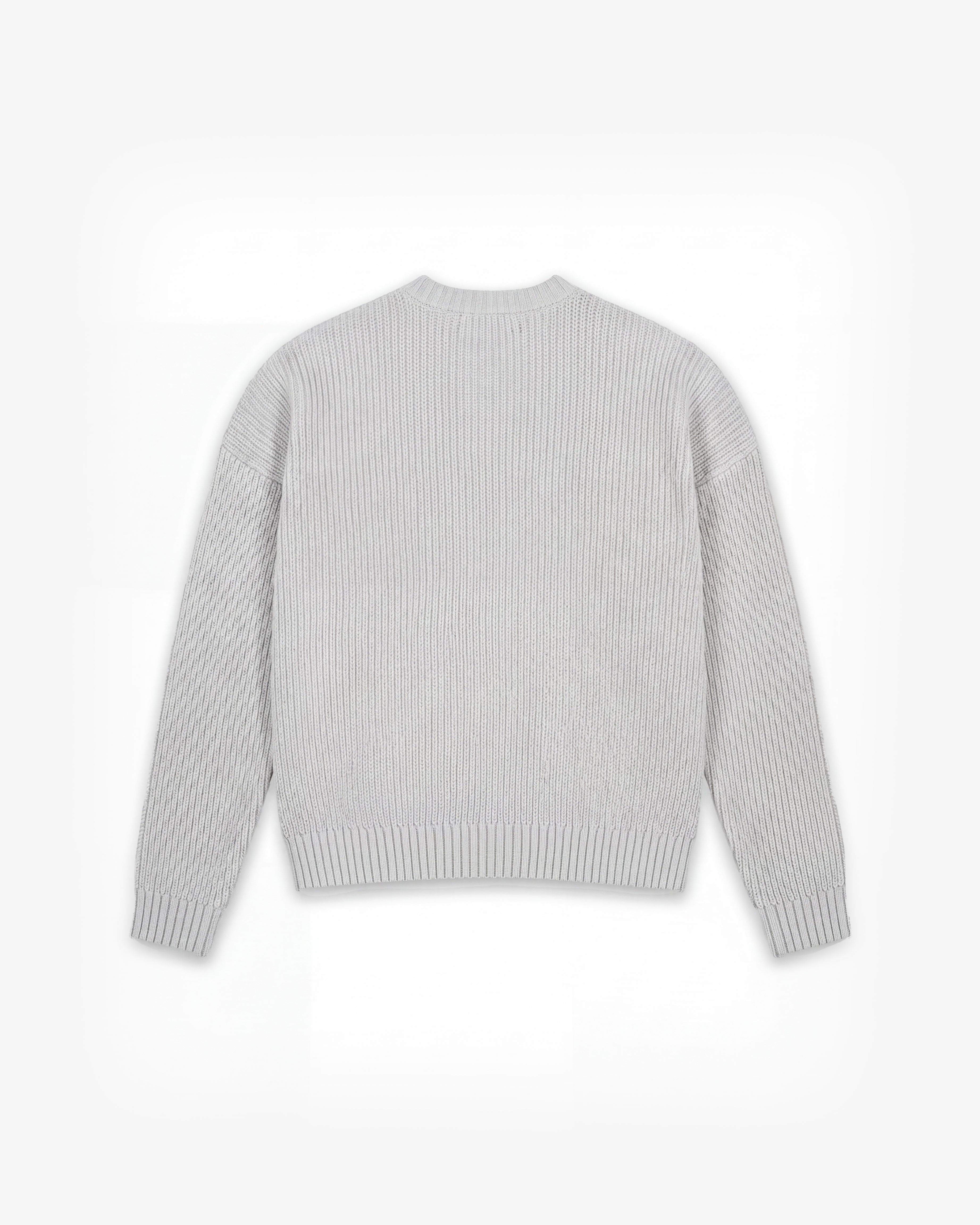 V-LOGO KNITWEAR LIGHT GREY