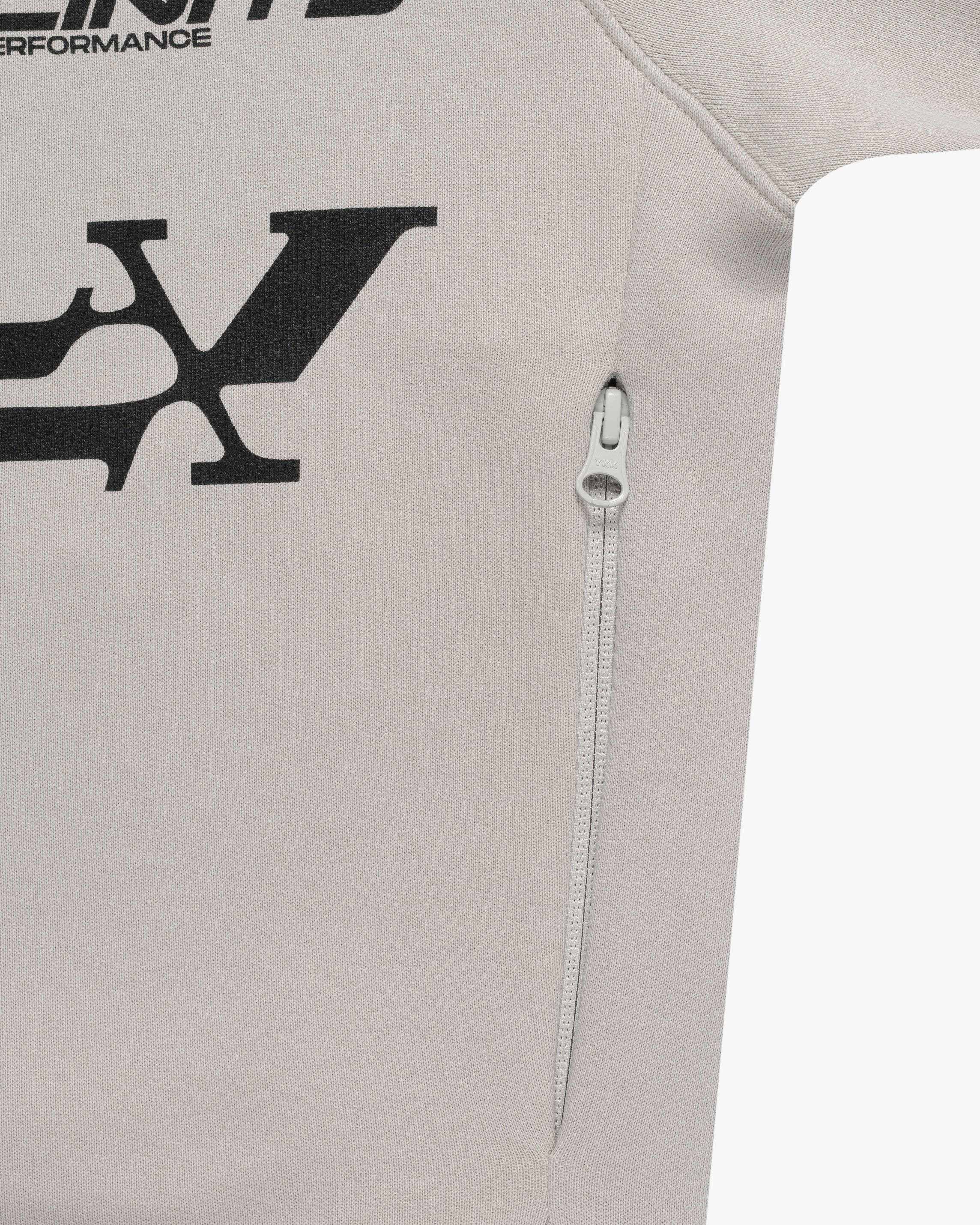 RACING LOGOS HOODIE GREY