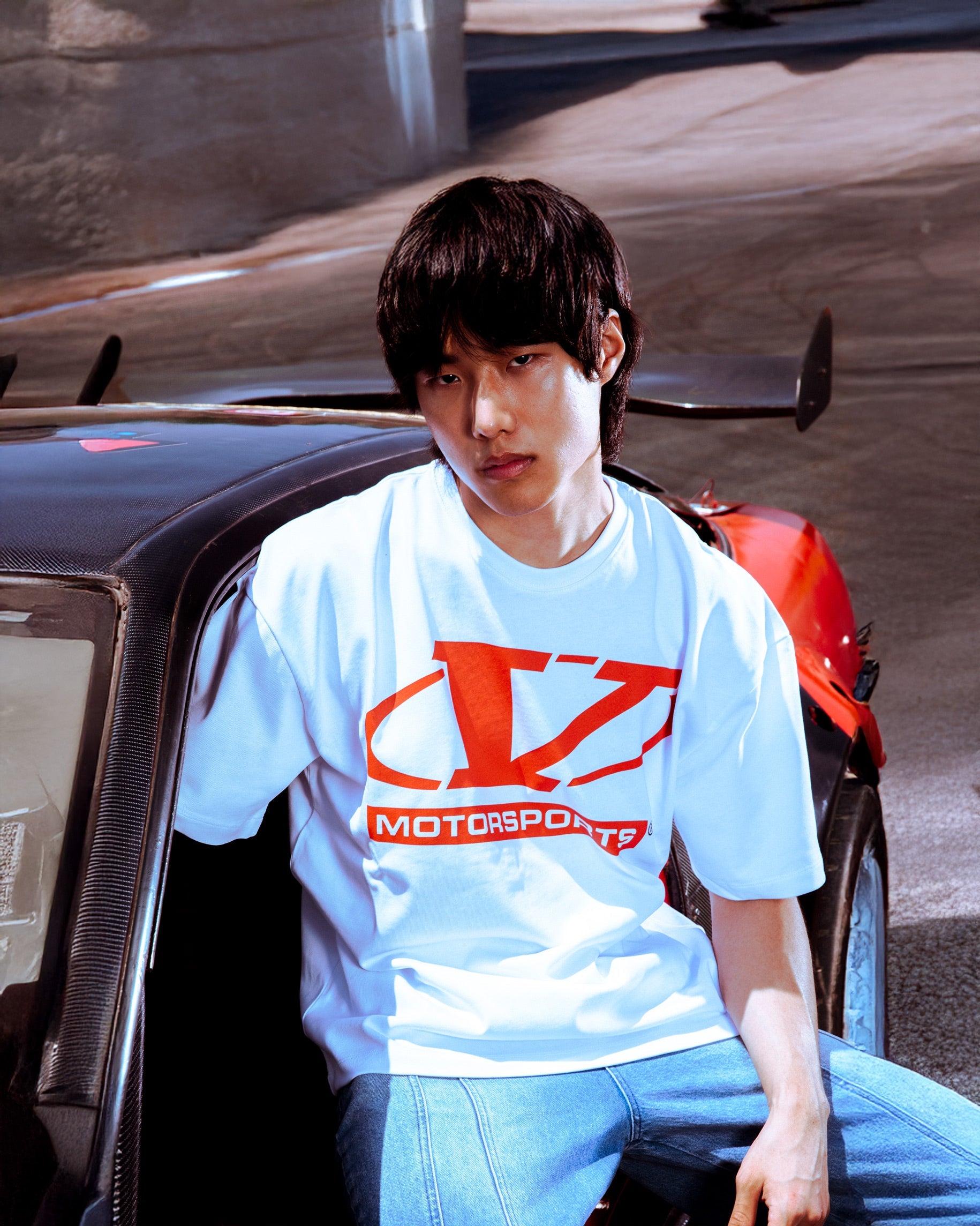 MOTORSPORTS TEE WHITE