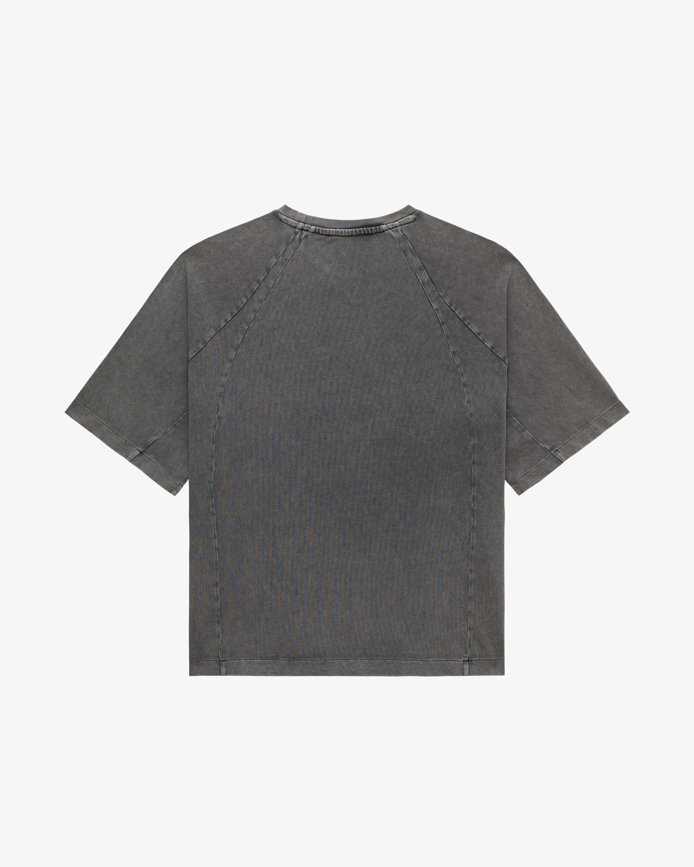 ACID WASHED TEE LIGHT GREY