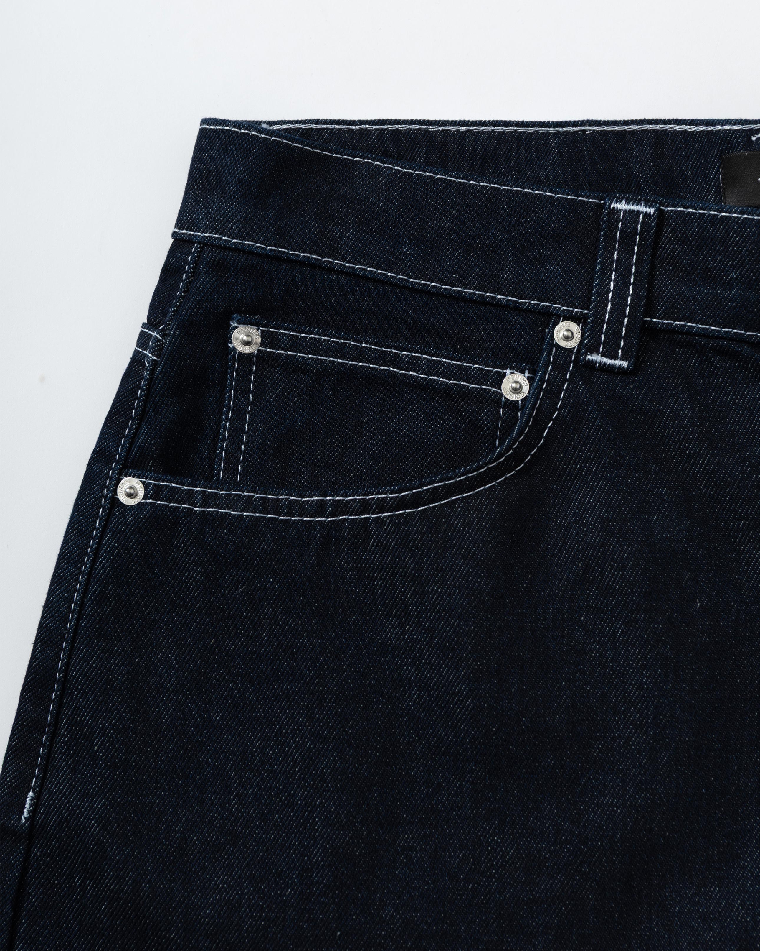 VOLUME DENIM RAW BLUE