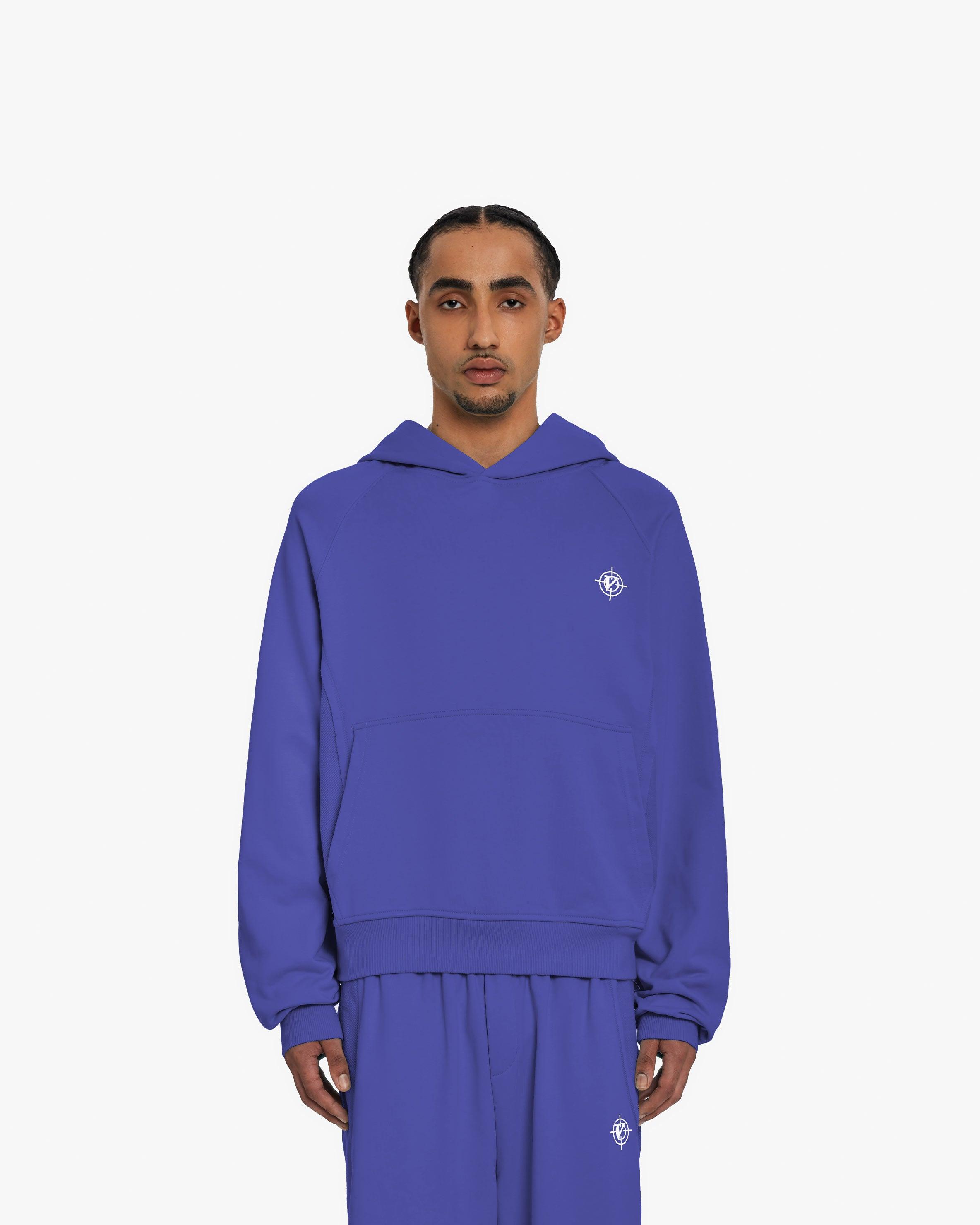 INSIDE OUT HOODIE OCEAN BLUE