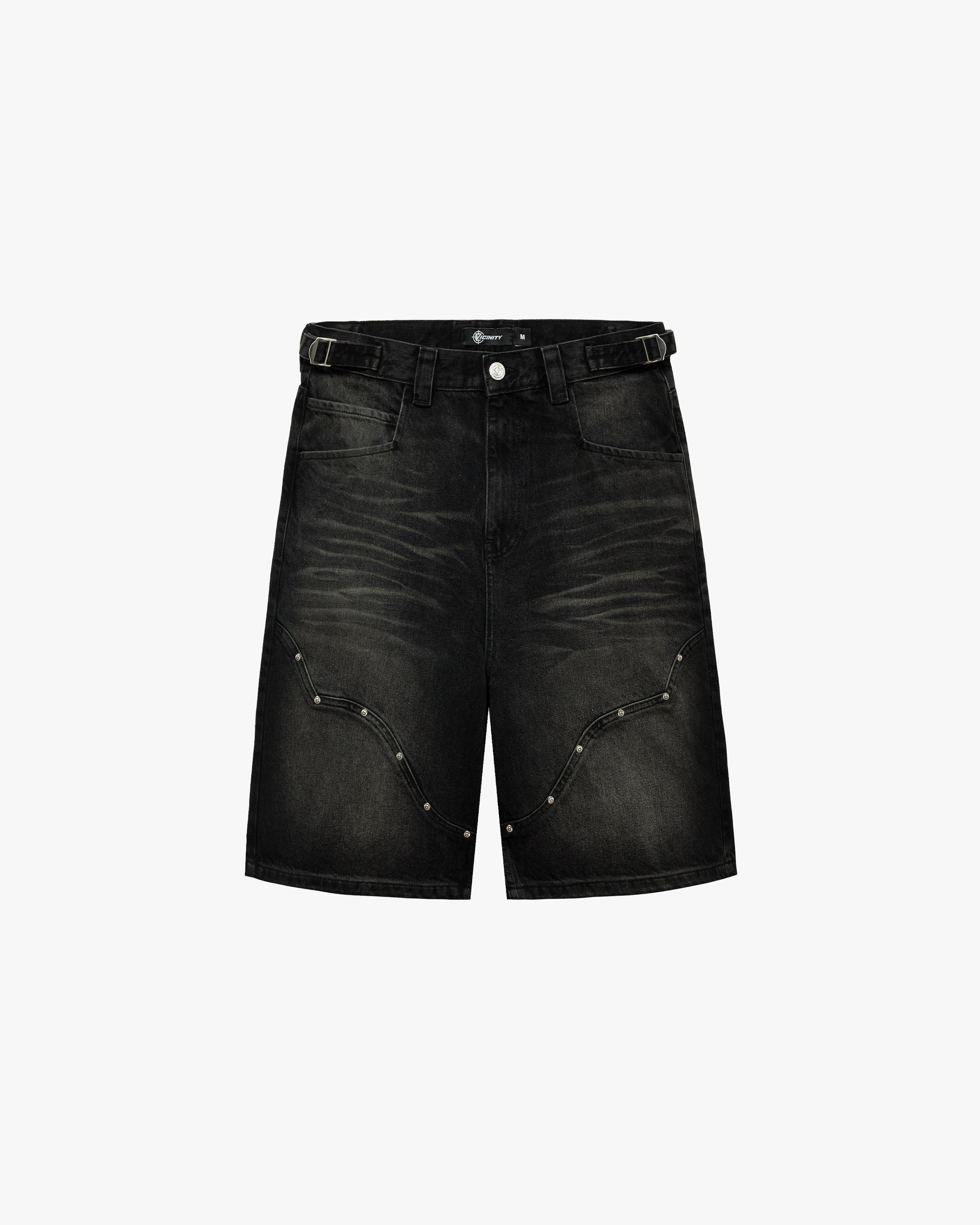 WILD SOUTH DENIM JORTS COAL