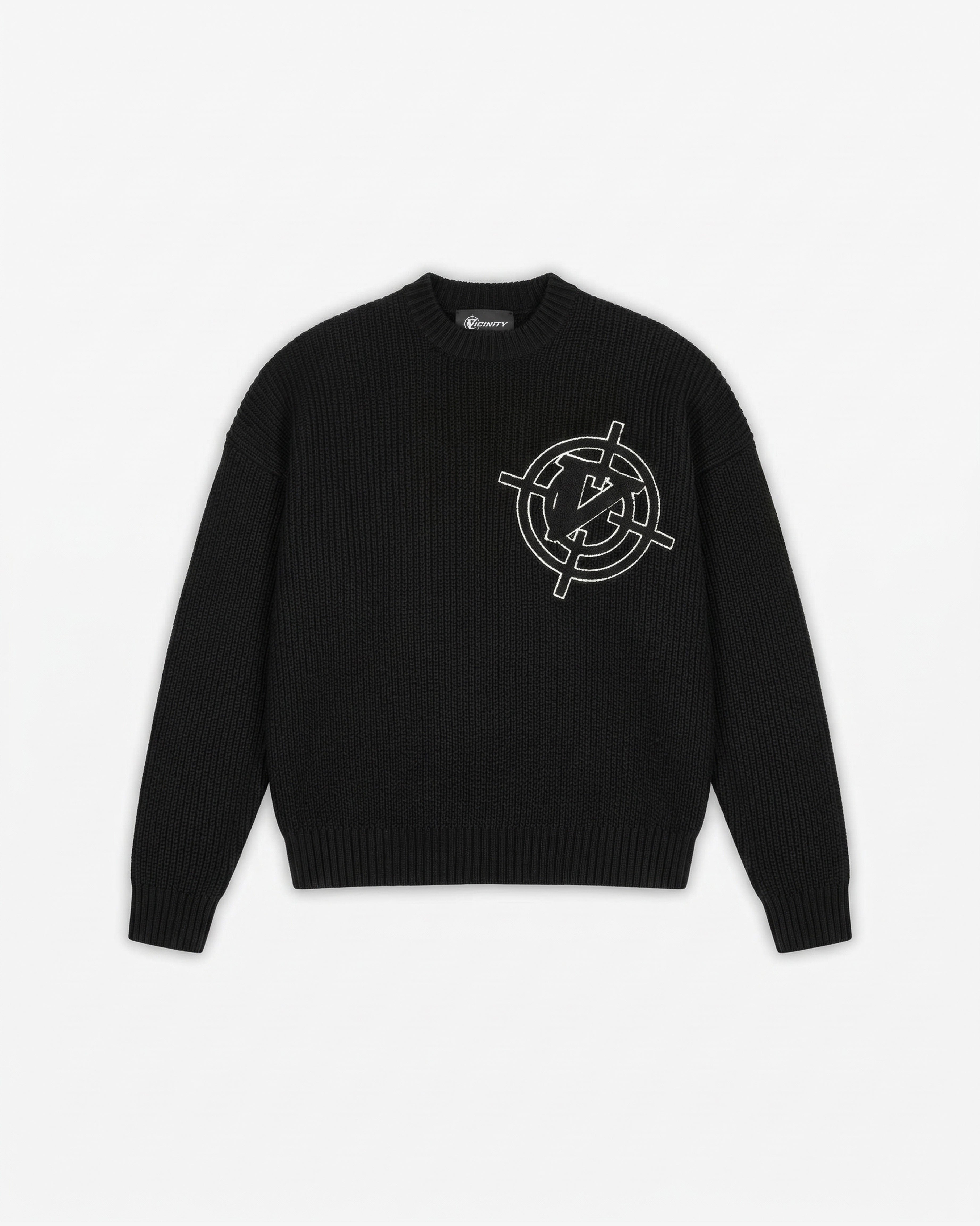 V-LOGO KNITWEAR BLACK