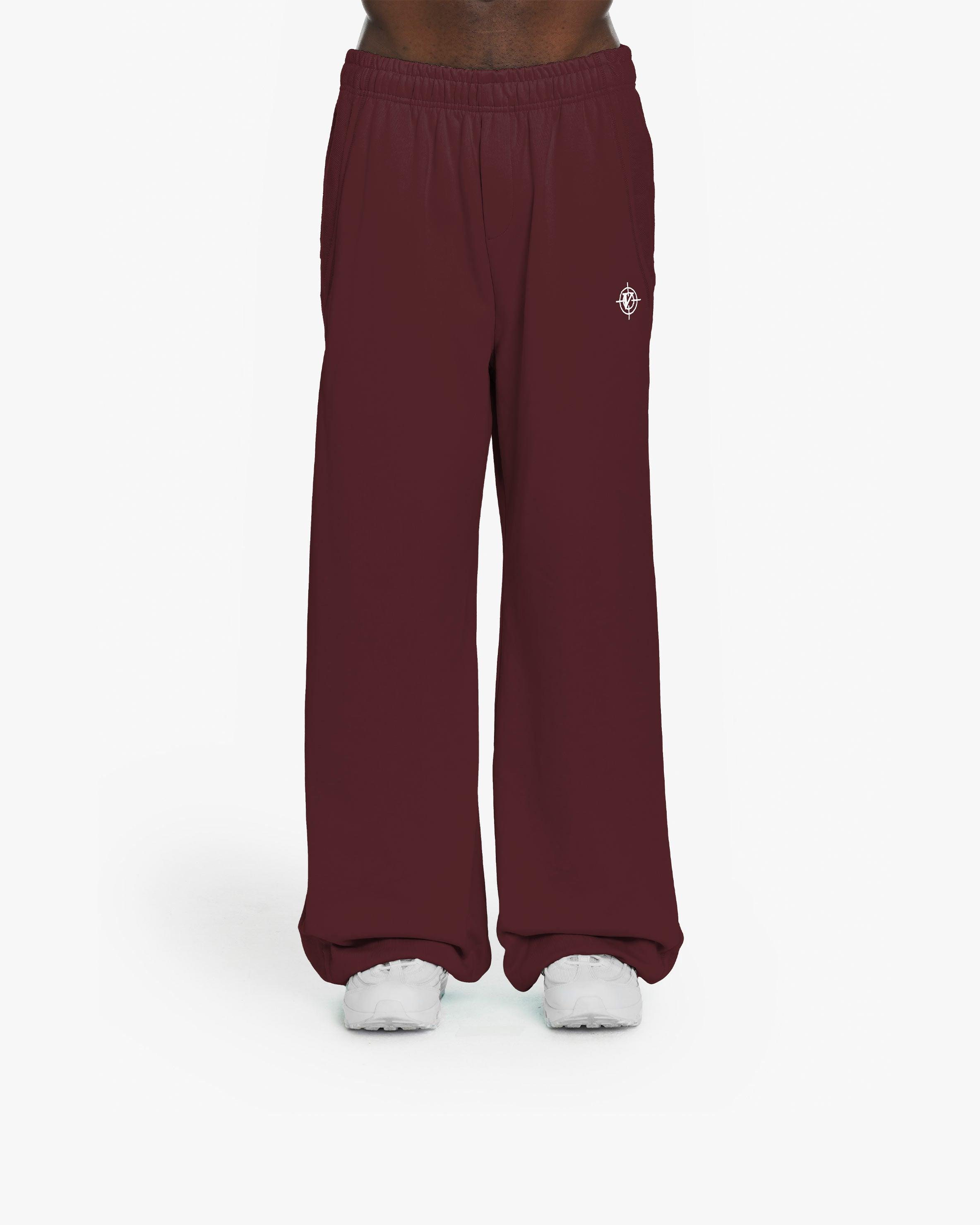 INSIDE OUT JOGGER WINE RED