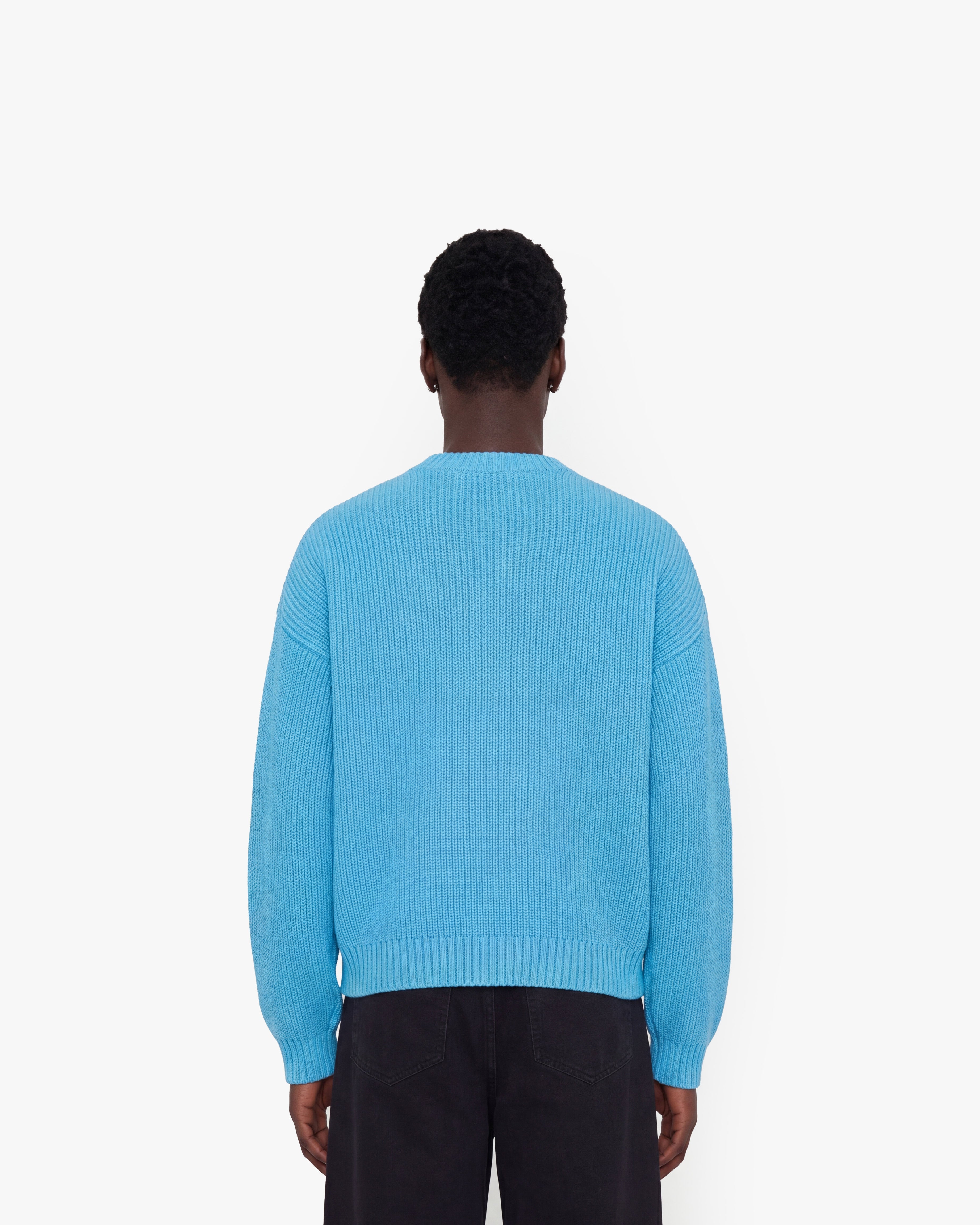 V-LOGO KNITWEAR SKY BLUE