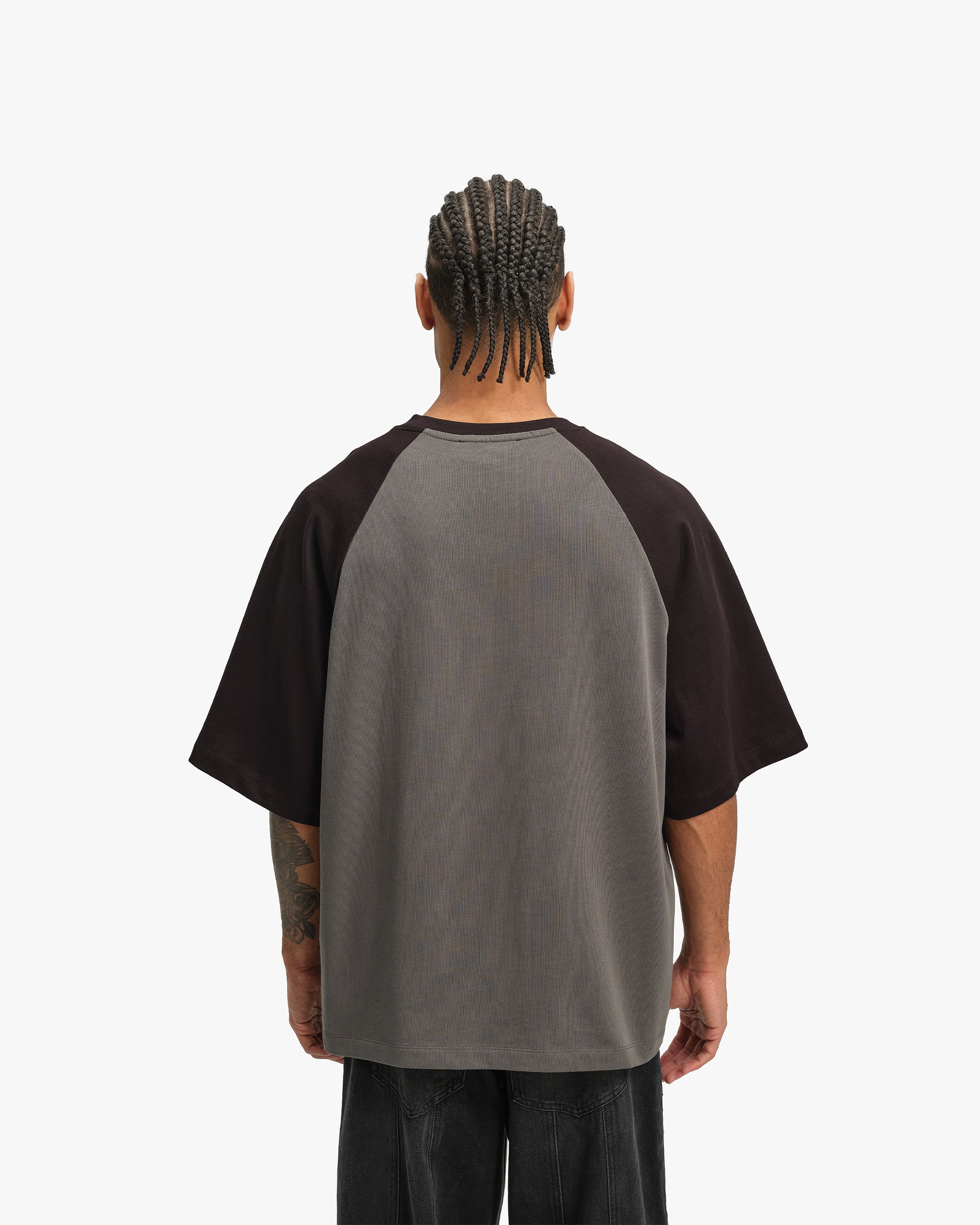 INSTITUTE TEE GREY/BLACK