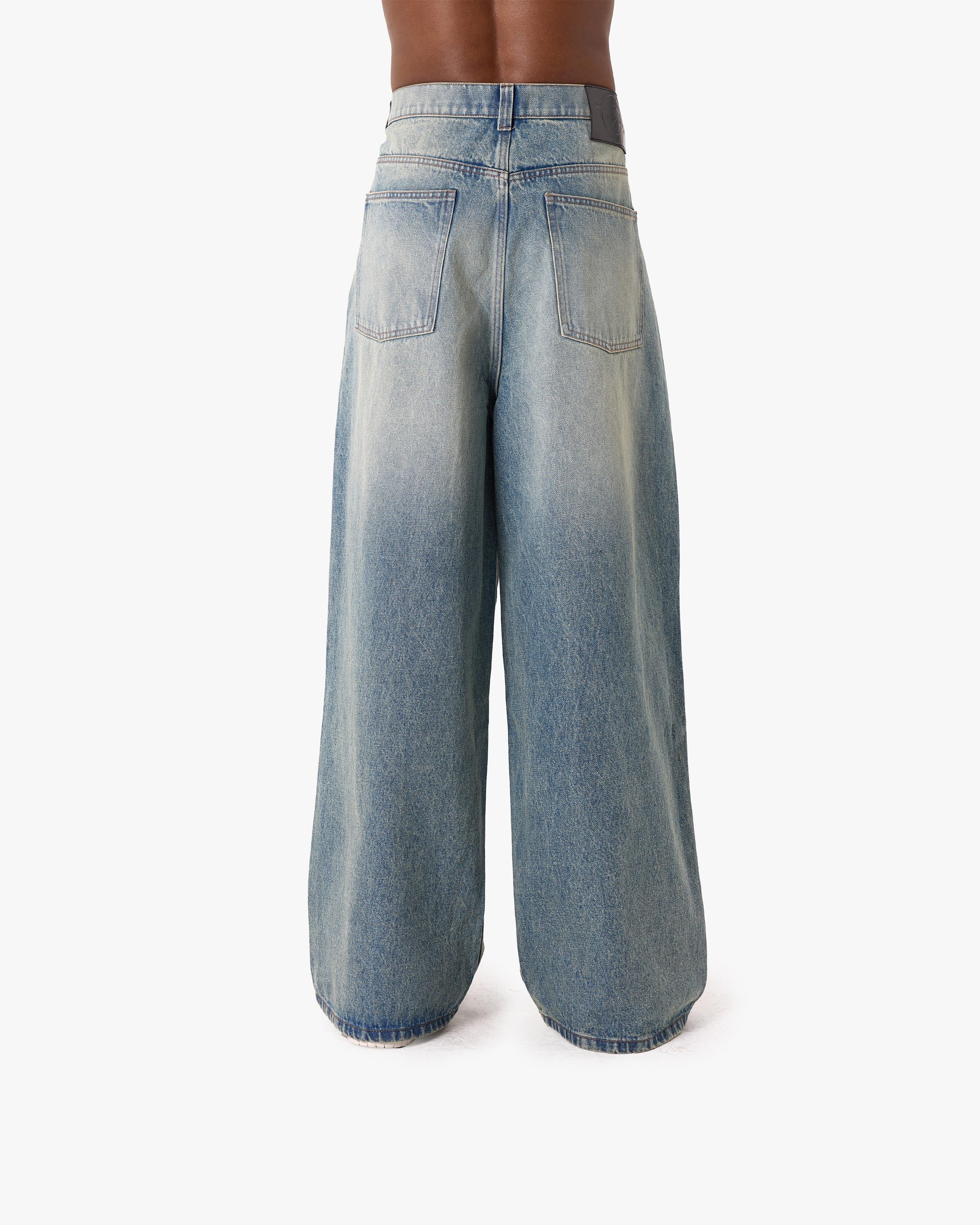 THE BAGGY DENIM PETROL WASHED