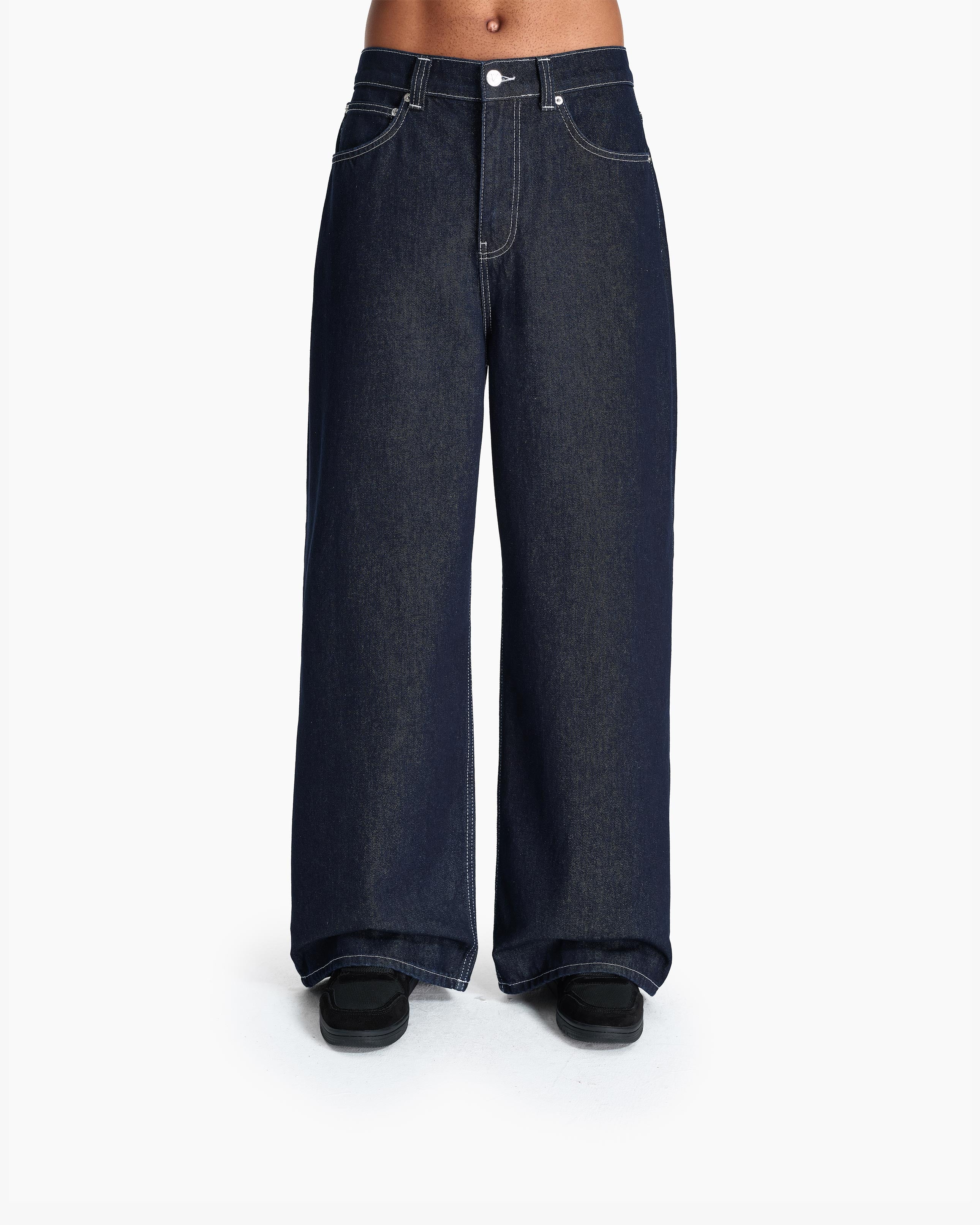 VOLUME DENIM RAW BLUE