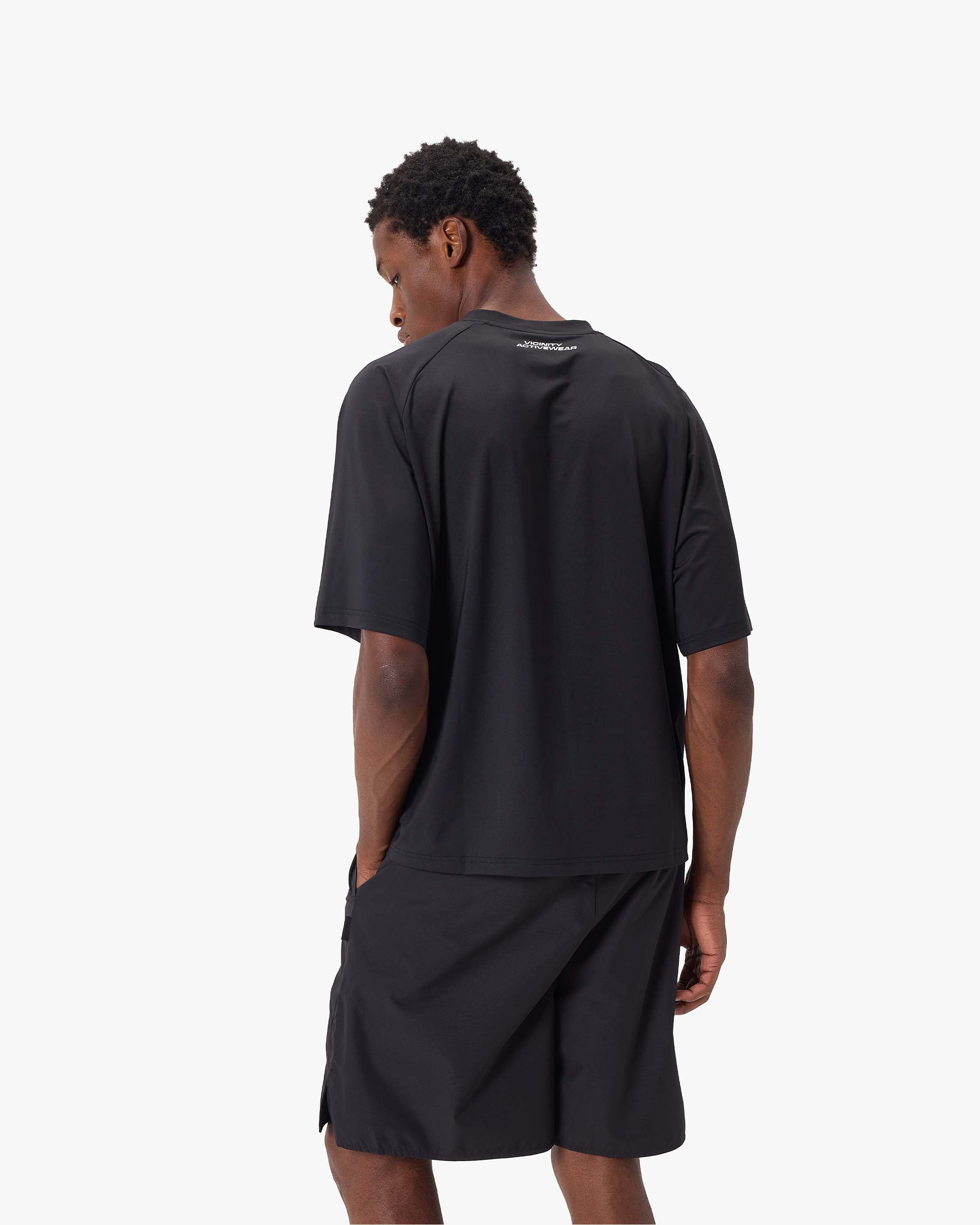 ACTIVEWEAR BOXY TEE BLACK