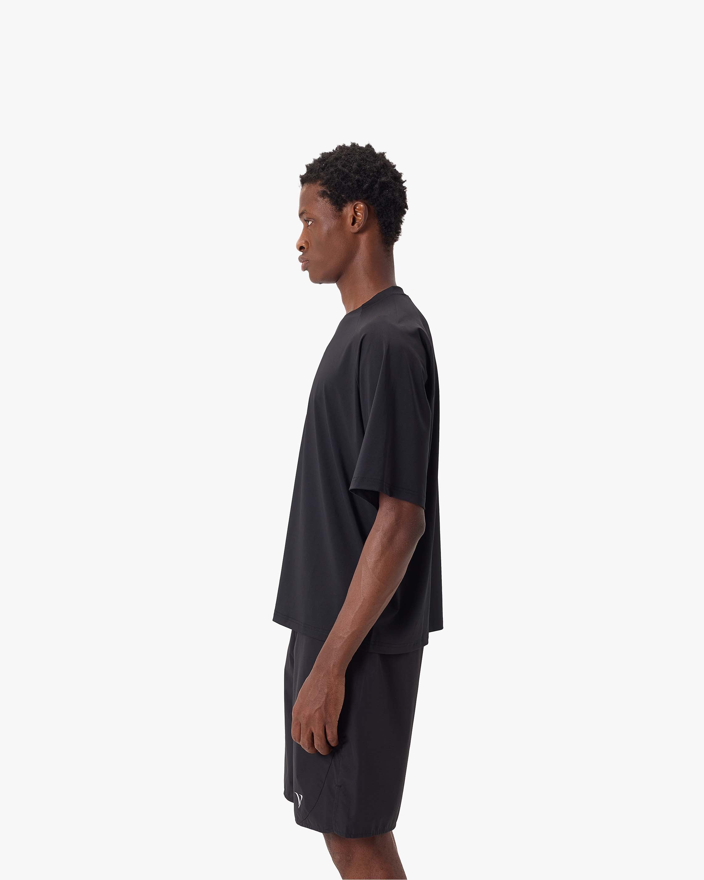 ACTIVEWEAR BOXY TEE BLACK