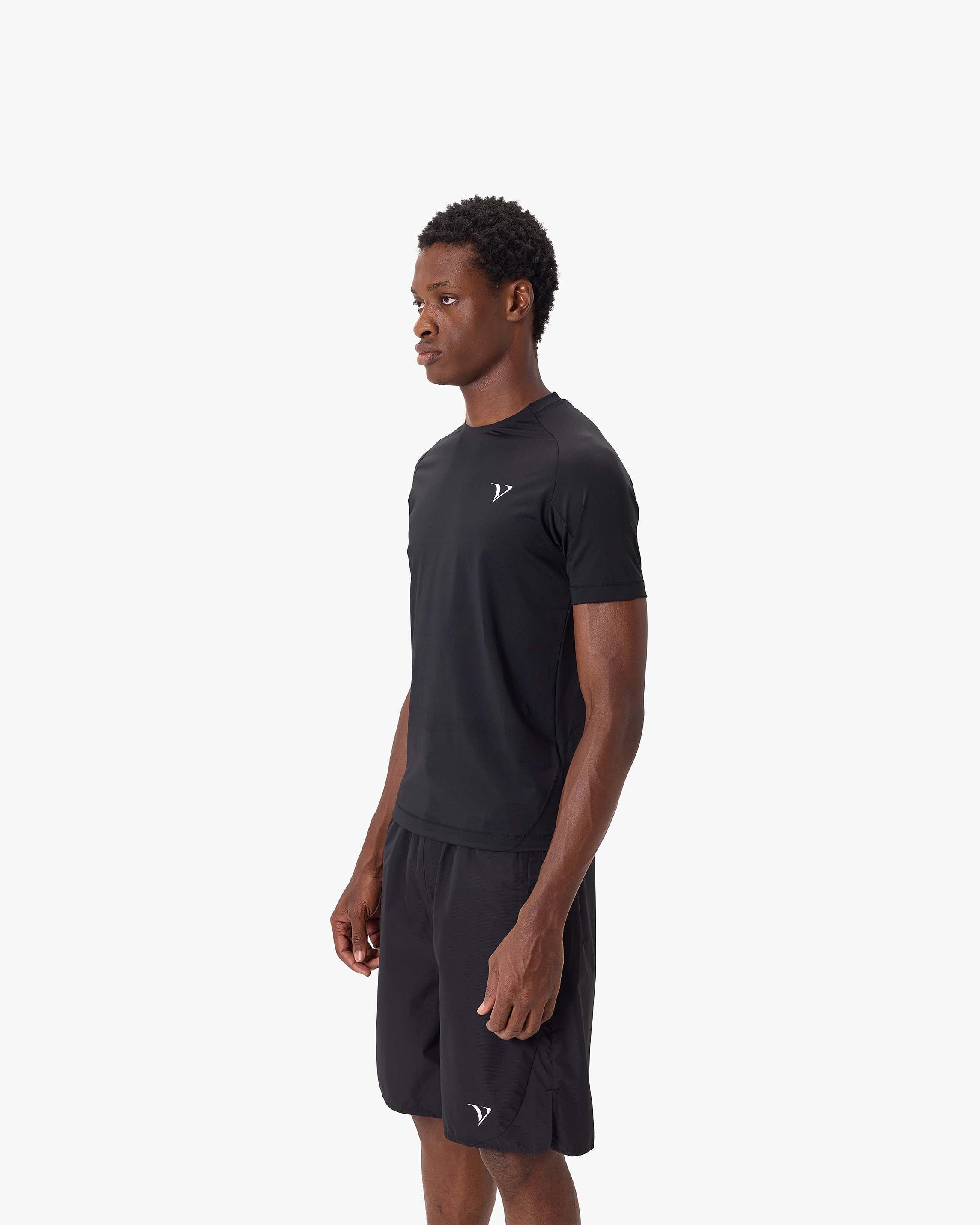 ACTIVEWEAR COMPRESSION TEE BLACK