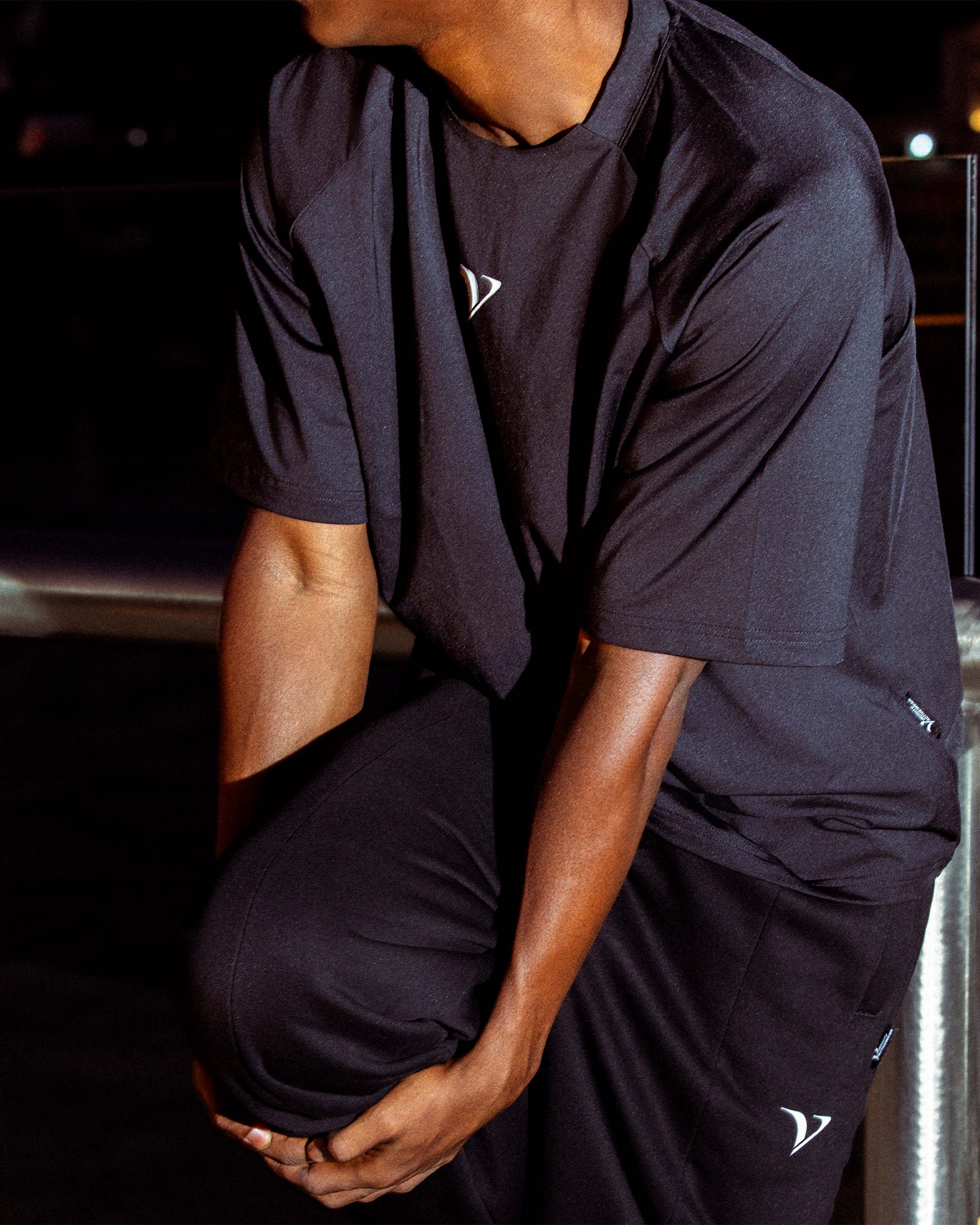 ACTIVEWEAR BOXY TEE BLACK