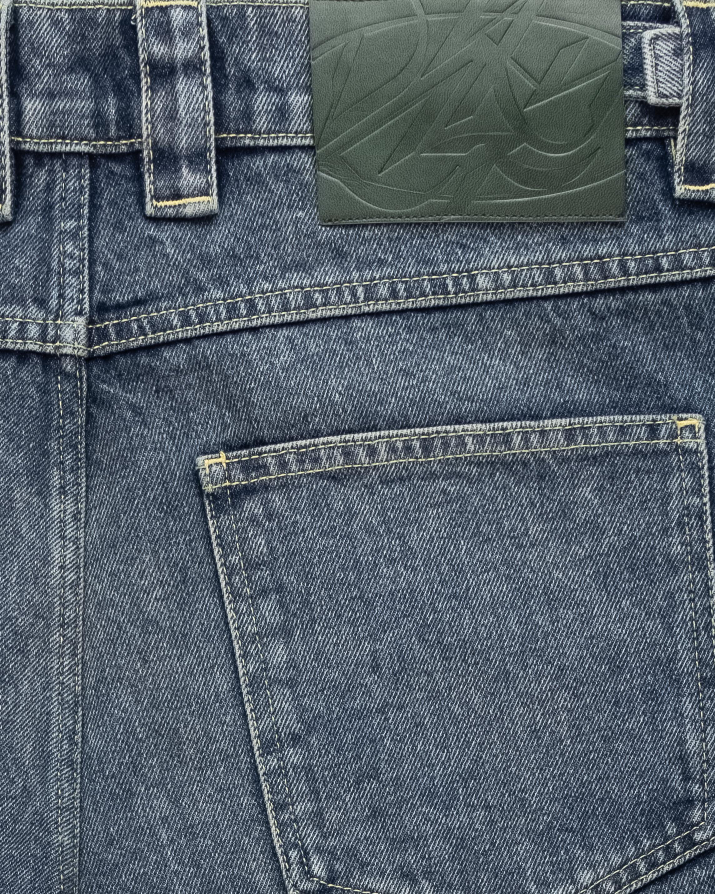 EMBOSSED SCRIPT LOGO DENIM BLUE
