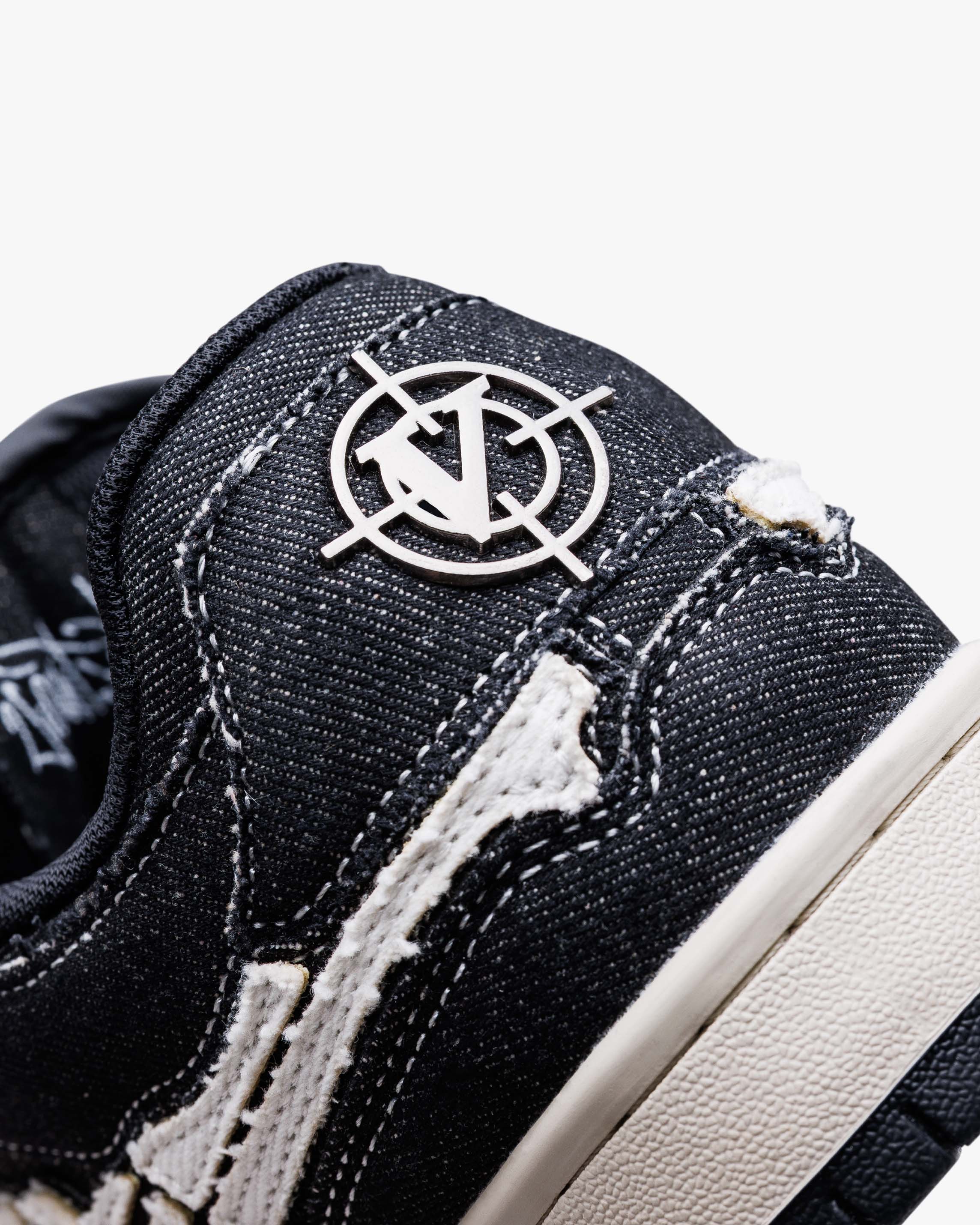 AKIMBO LOWS "SELVEDGE DENIM BLACK"