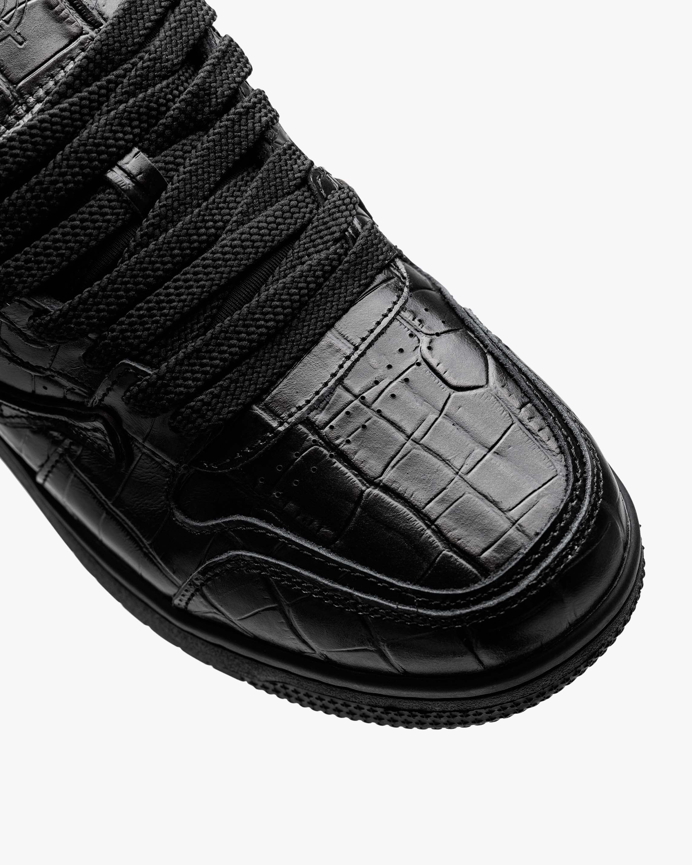 AKIMBO LOWS "BLACK CROCO"