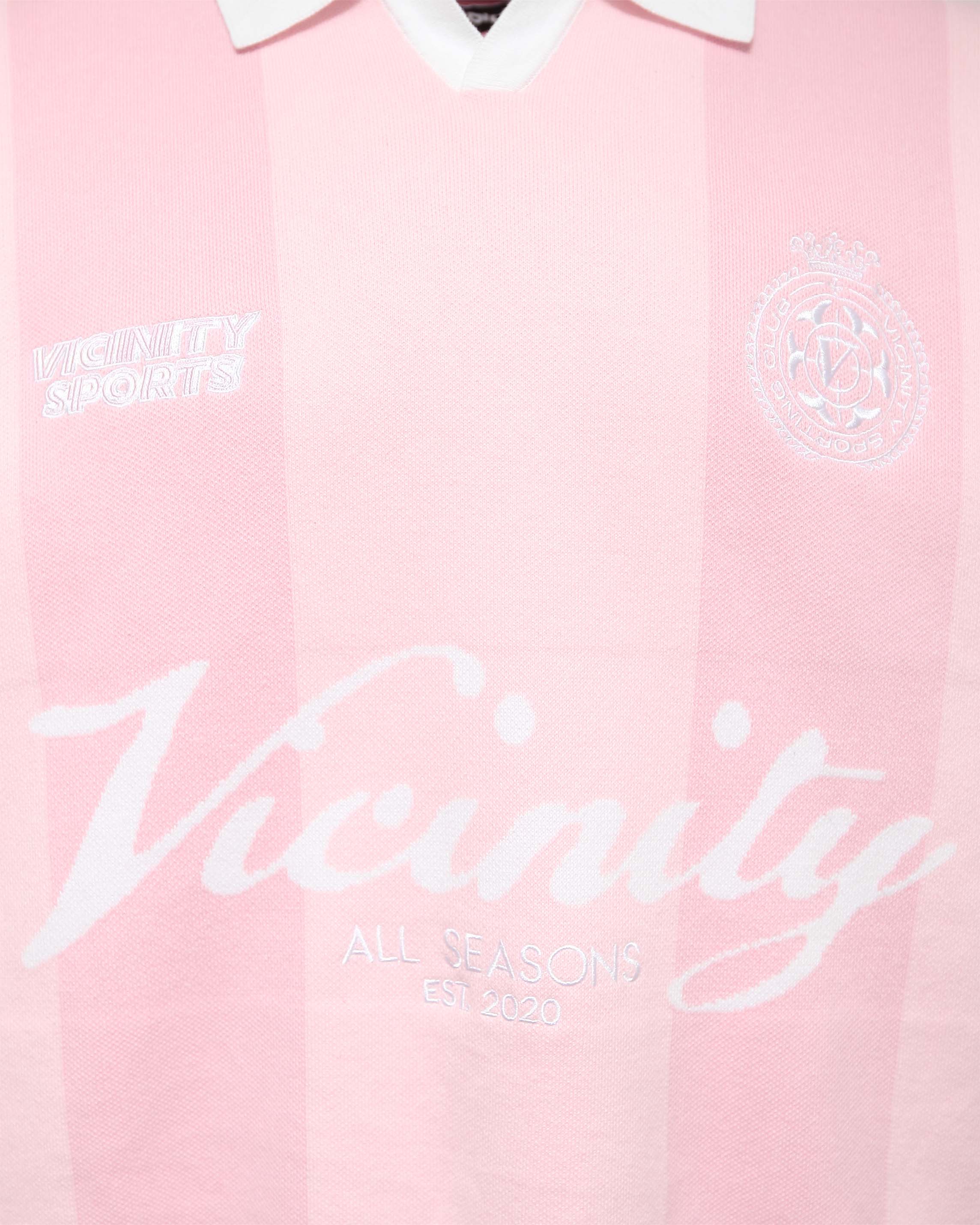 SPORTS TEAM JERSEY KNIT PINK