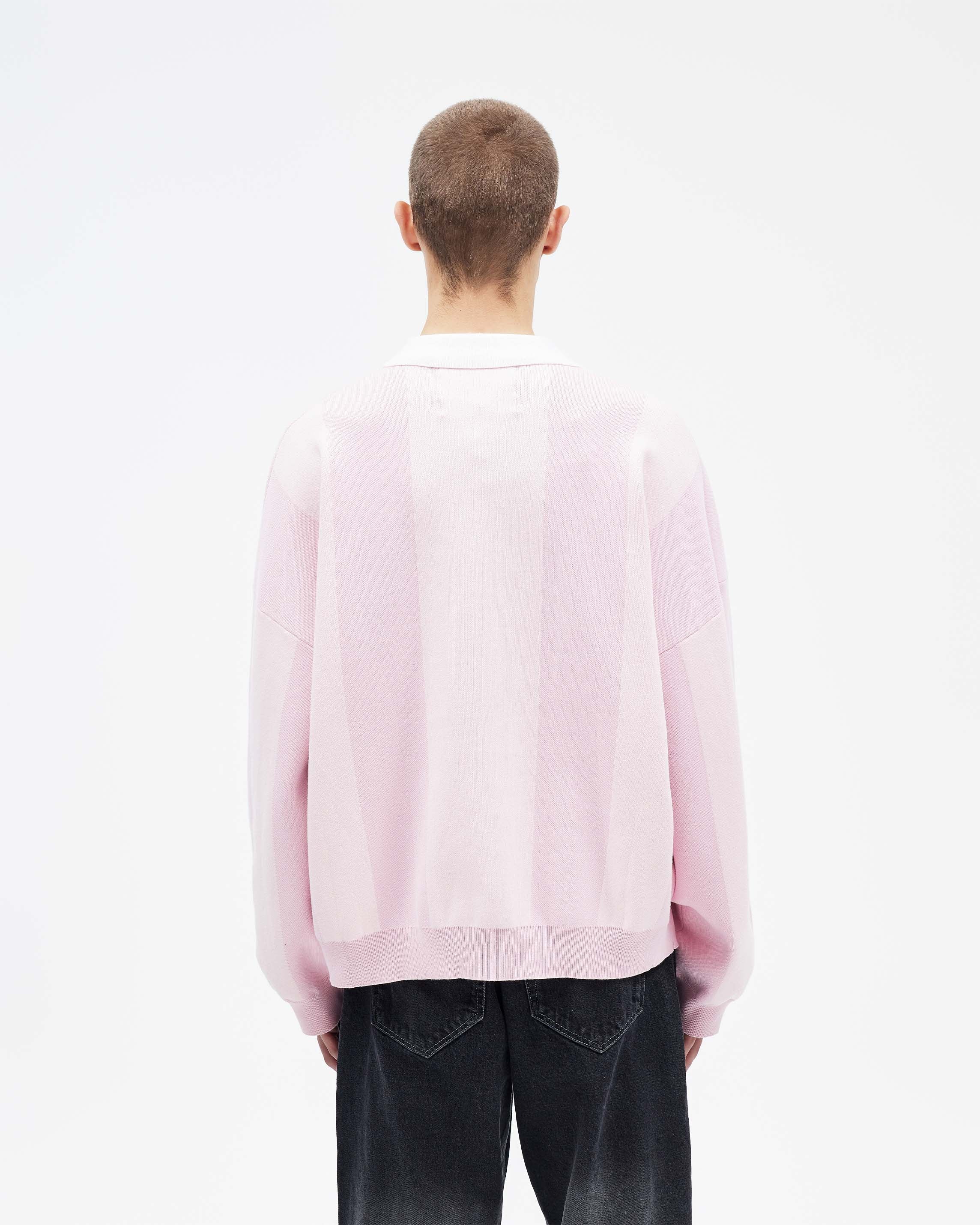 SPORTS TEAM JERSEY KNIT PINK