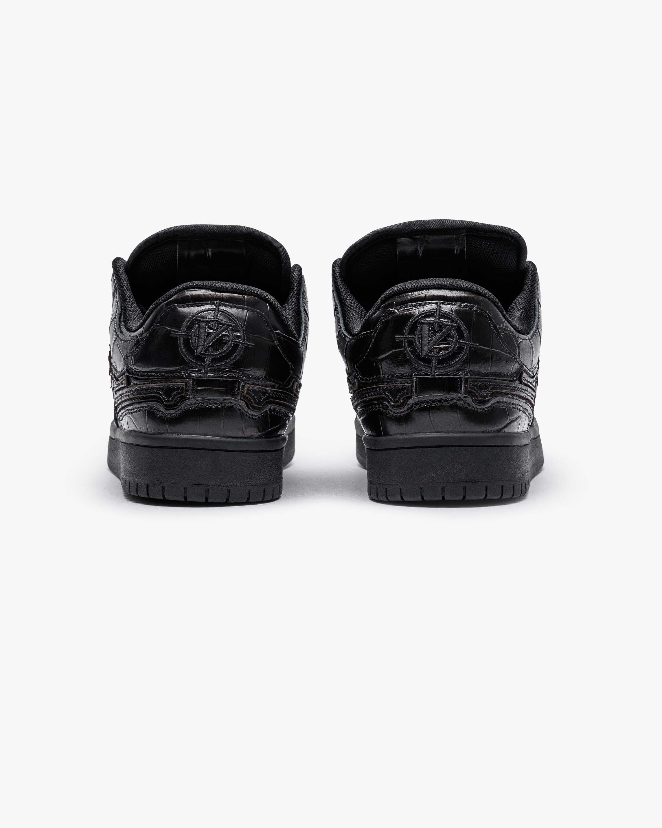 AKIMBO LOWS "BLACK CROCO"