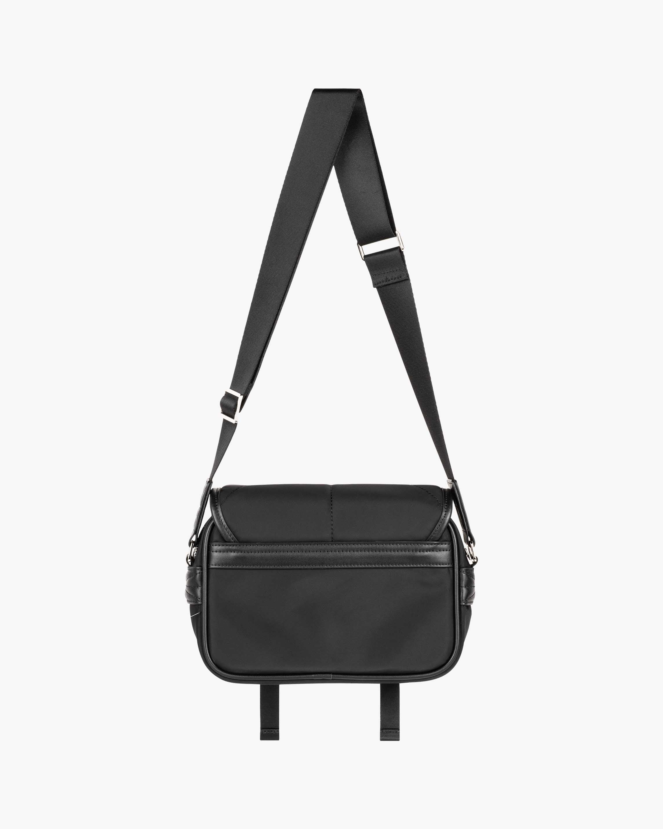BUCKLE SHOULDER BAG - BLACK
