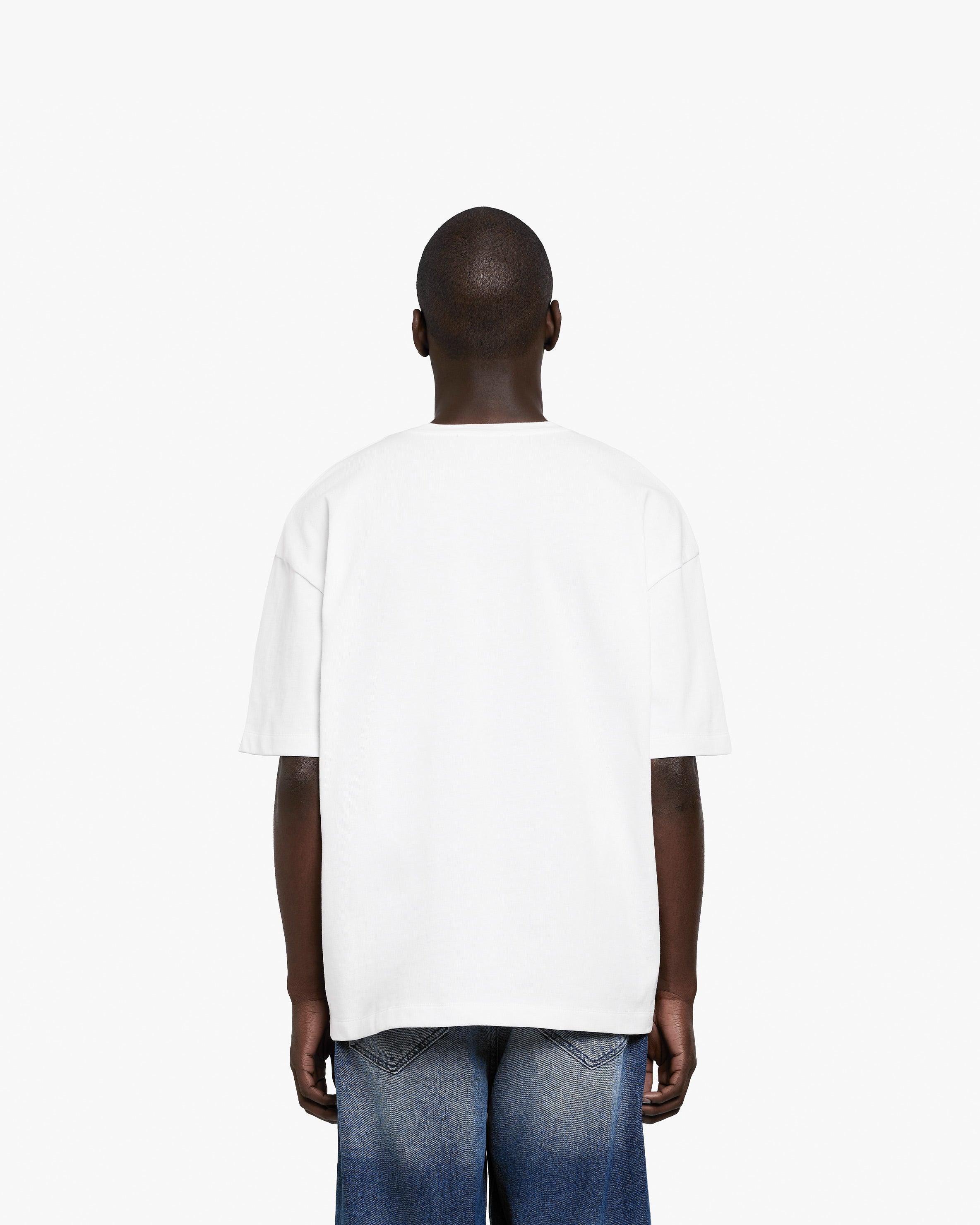 FINGERPRINT TEE WHITE