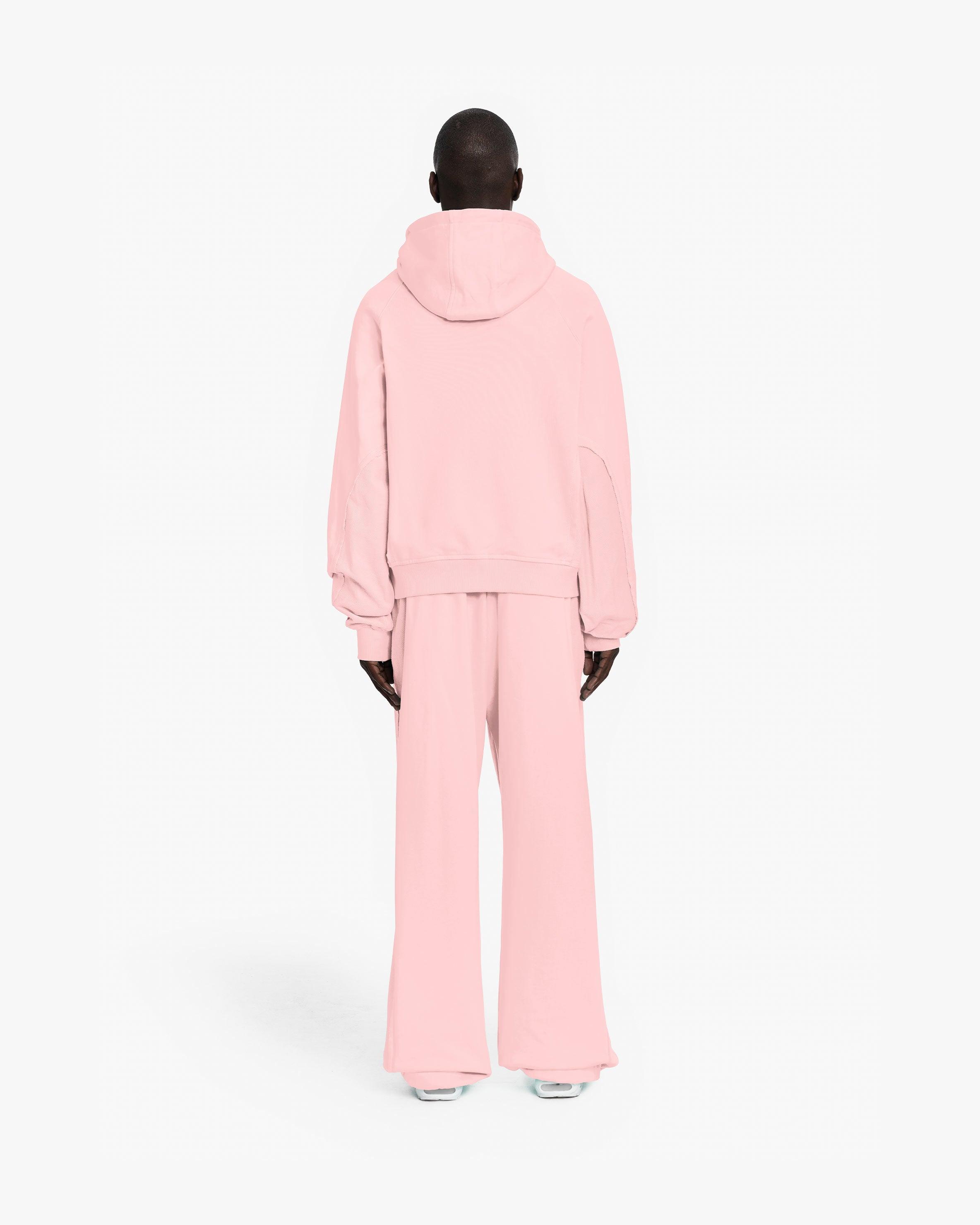 INSIDE OUT ZIP HOODIE PINK (OLD SIZING)