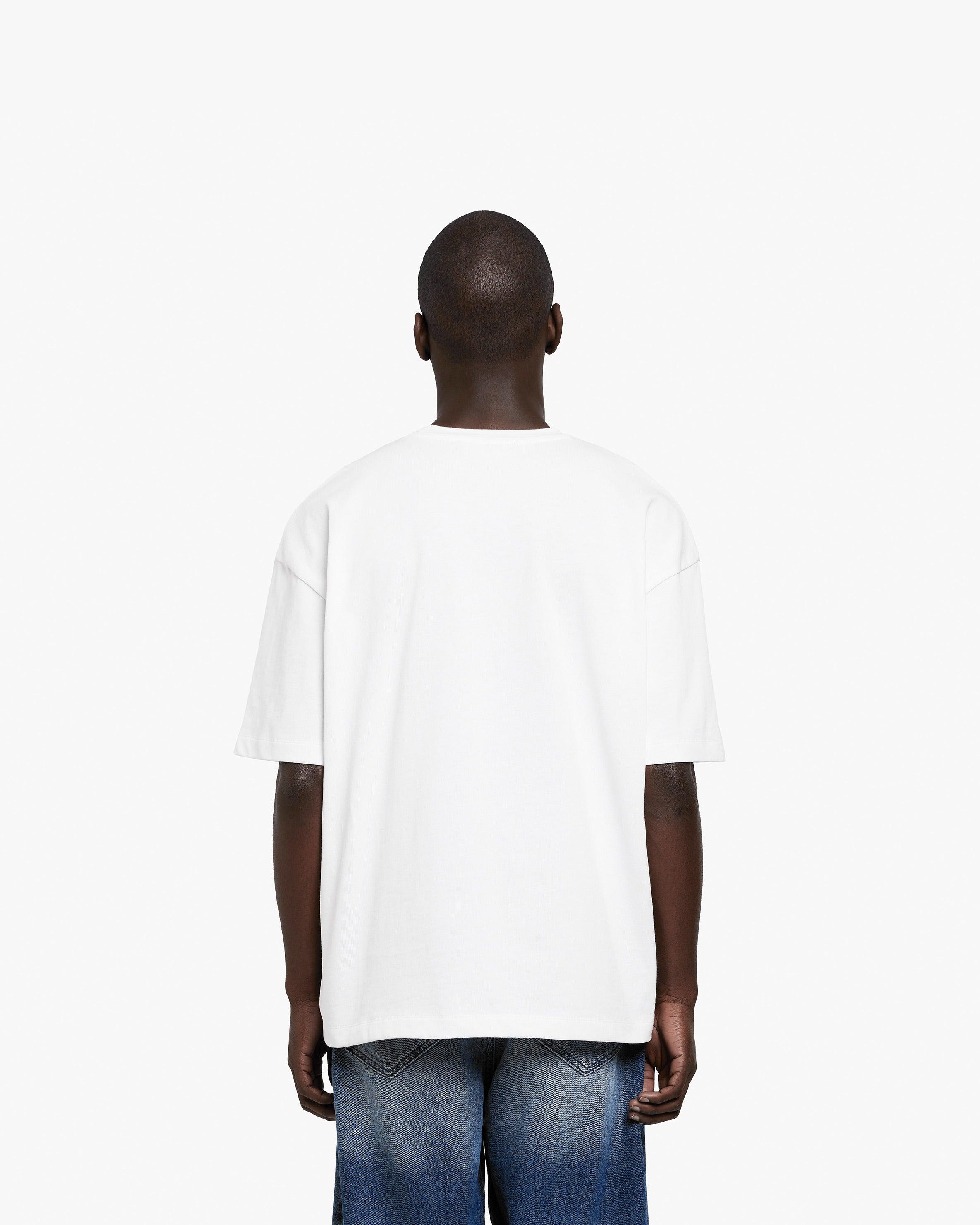 CONSTRUCTION LOGO TEE WHITE