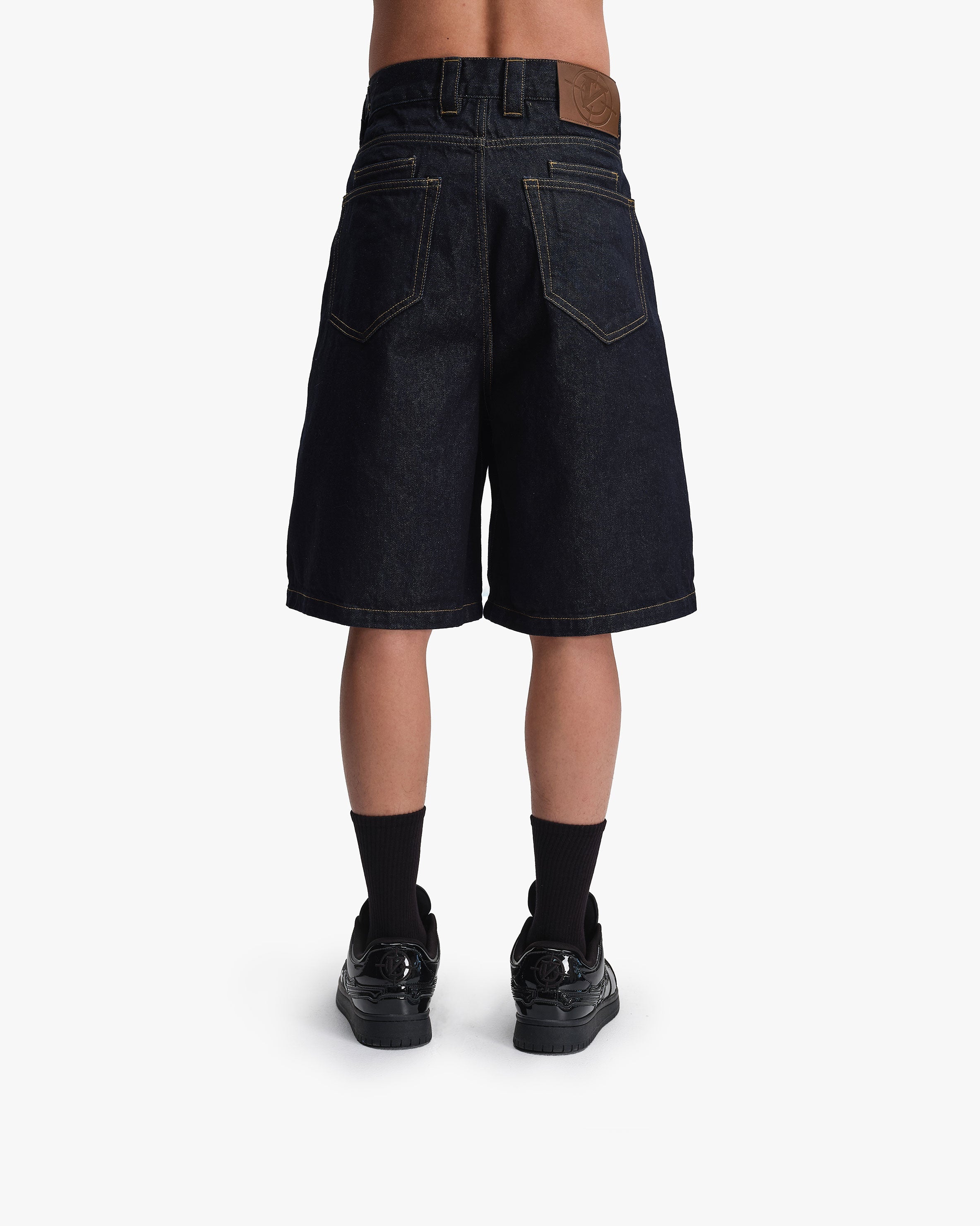 RAW DENIM JORTS