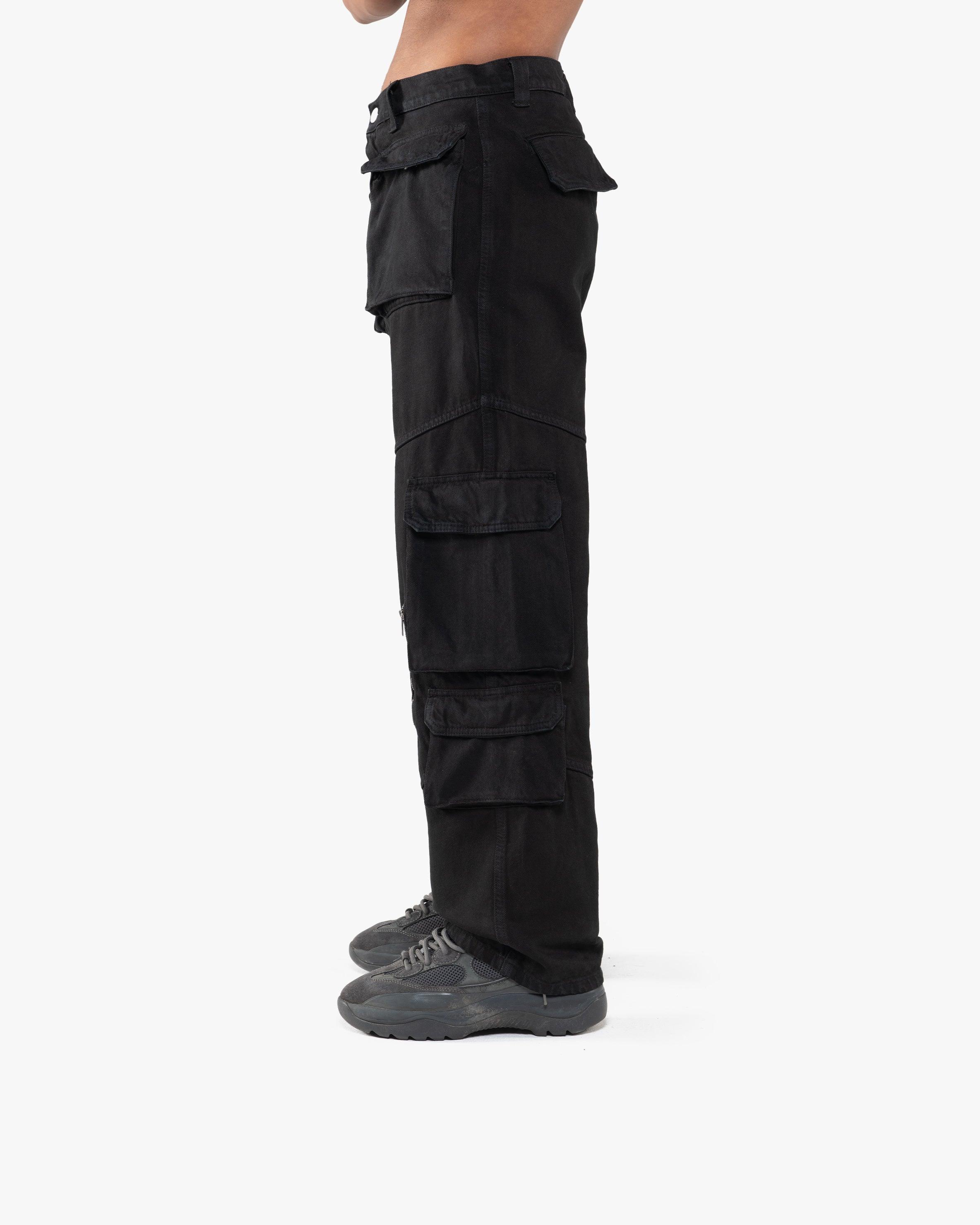 MULTIPOCKET CARGOPANTS BLACK