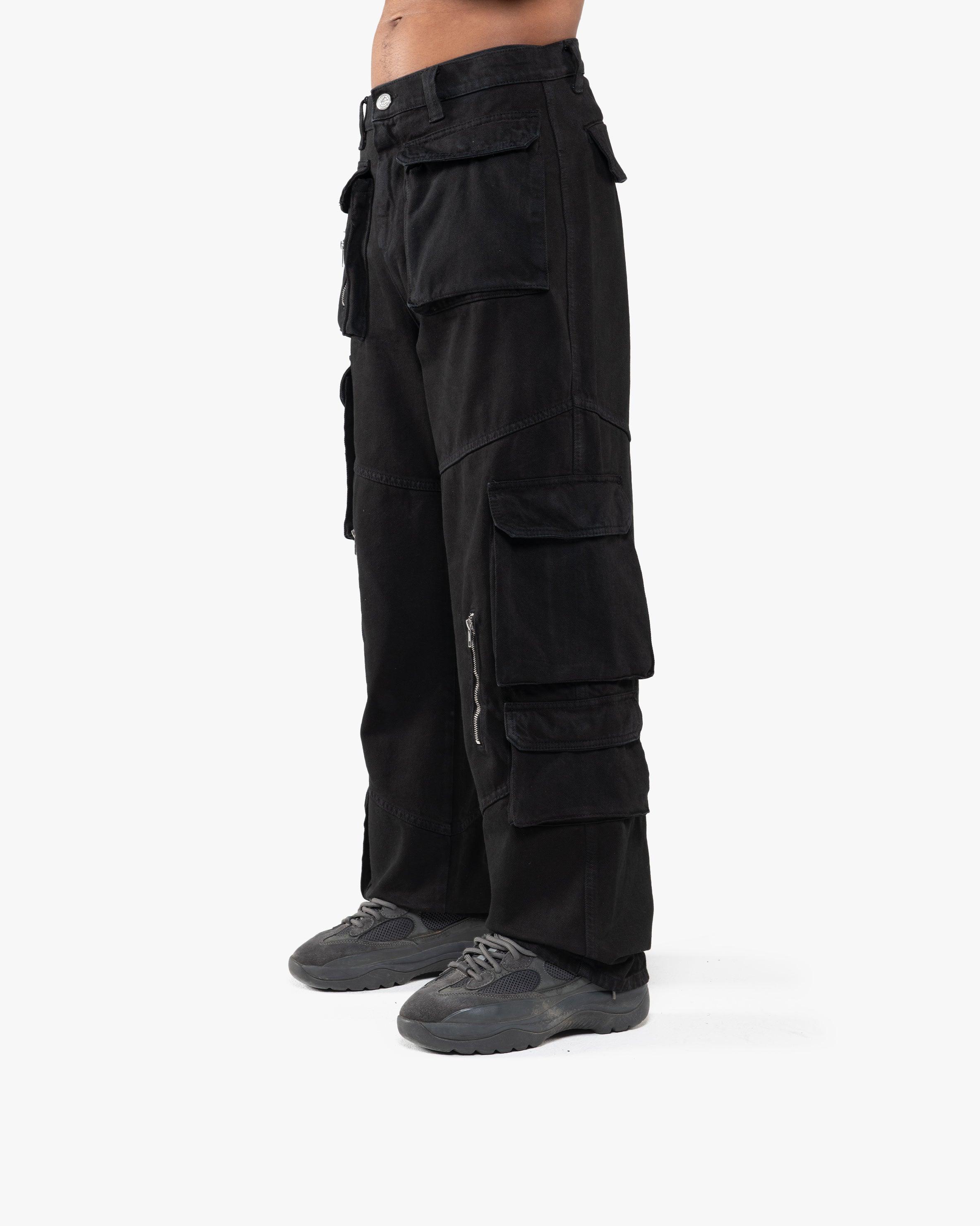 MULTIPOCKET CARGOPANTS BLACK