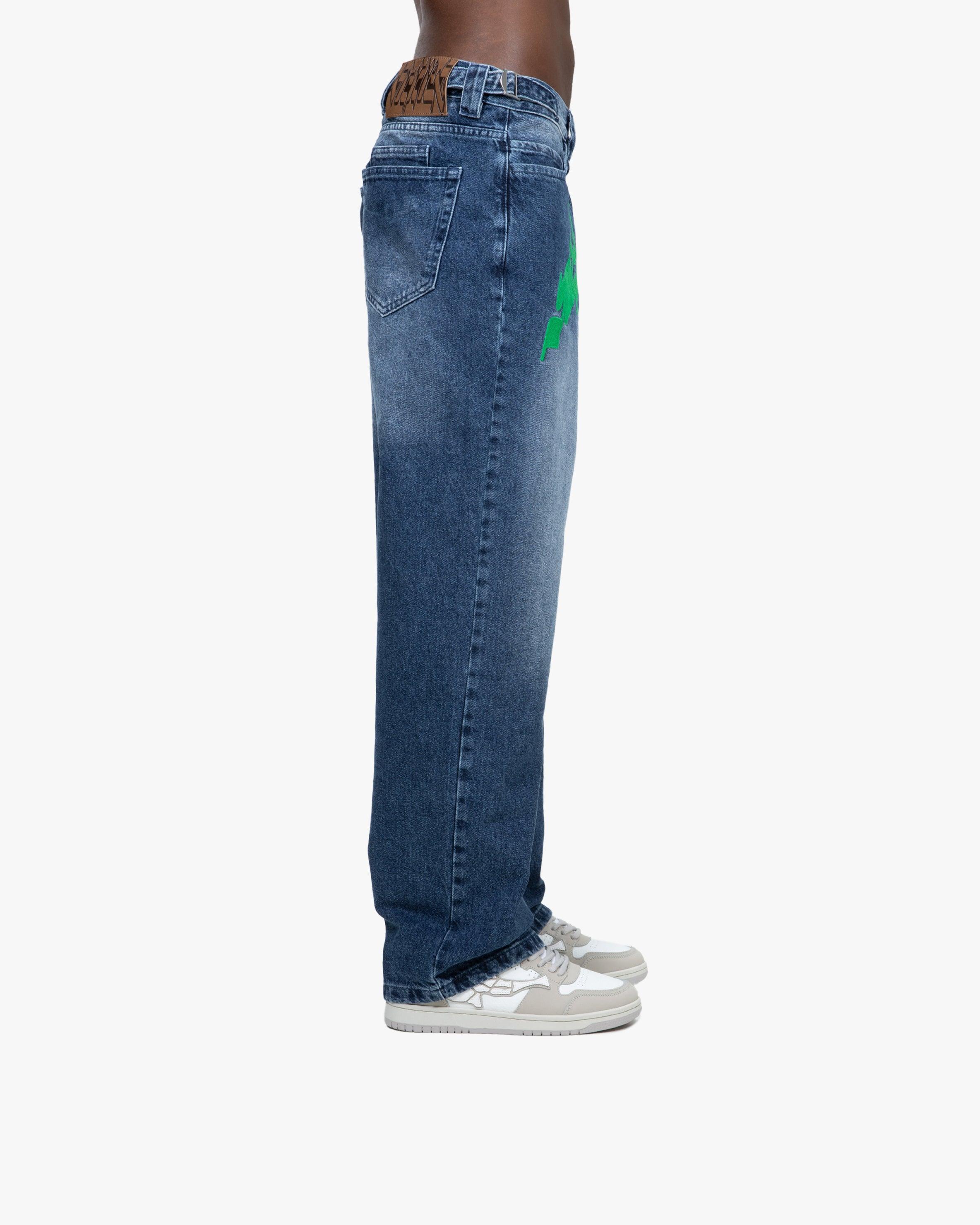 MIRAGE DENIM DARK BLUE / GREEN