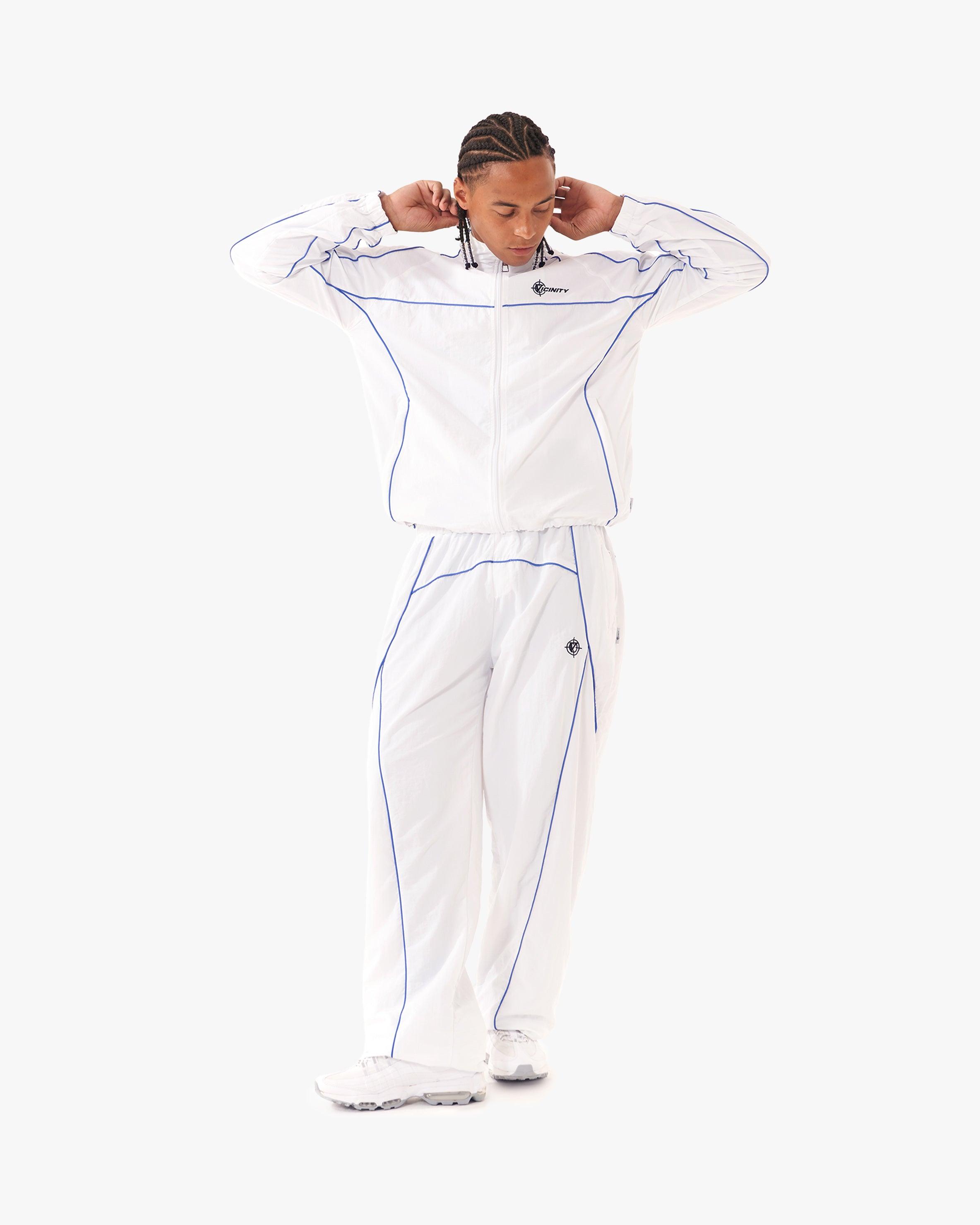 TRACK PANTS WHITE